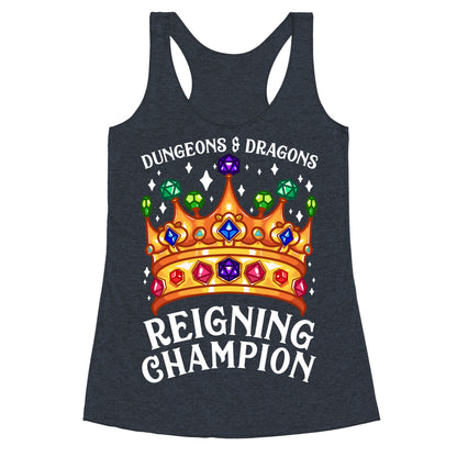 Dungeons & Dragons Reigning Champion Racerback Tank