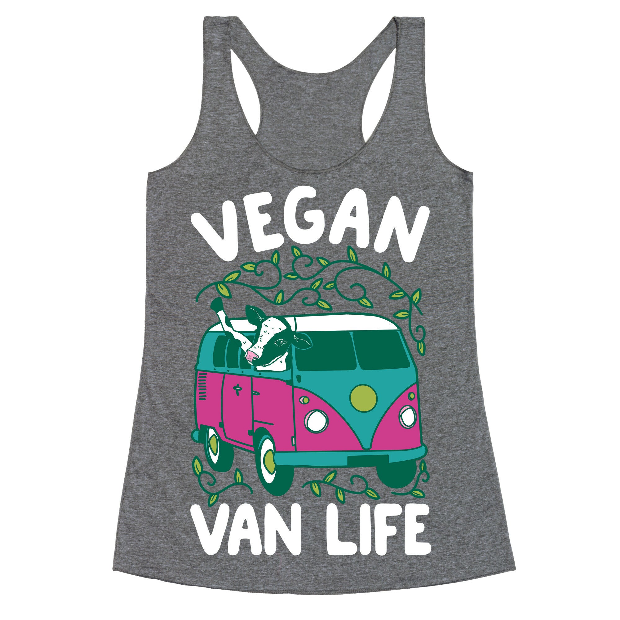 Vegan Van Life Racerback Tank
