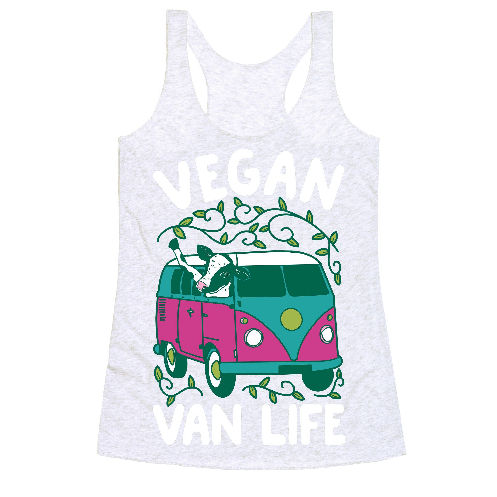 Vegan Van Life Racerback Tank