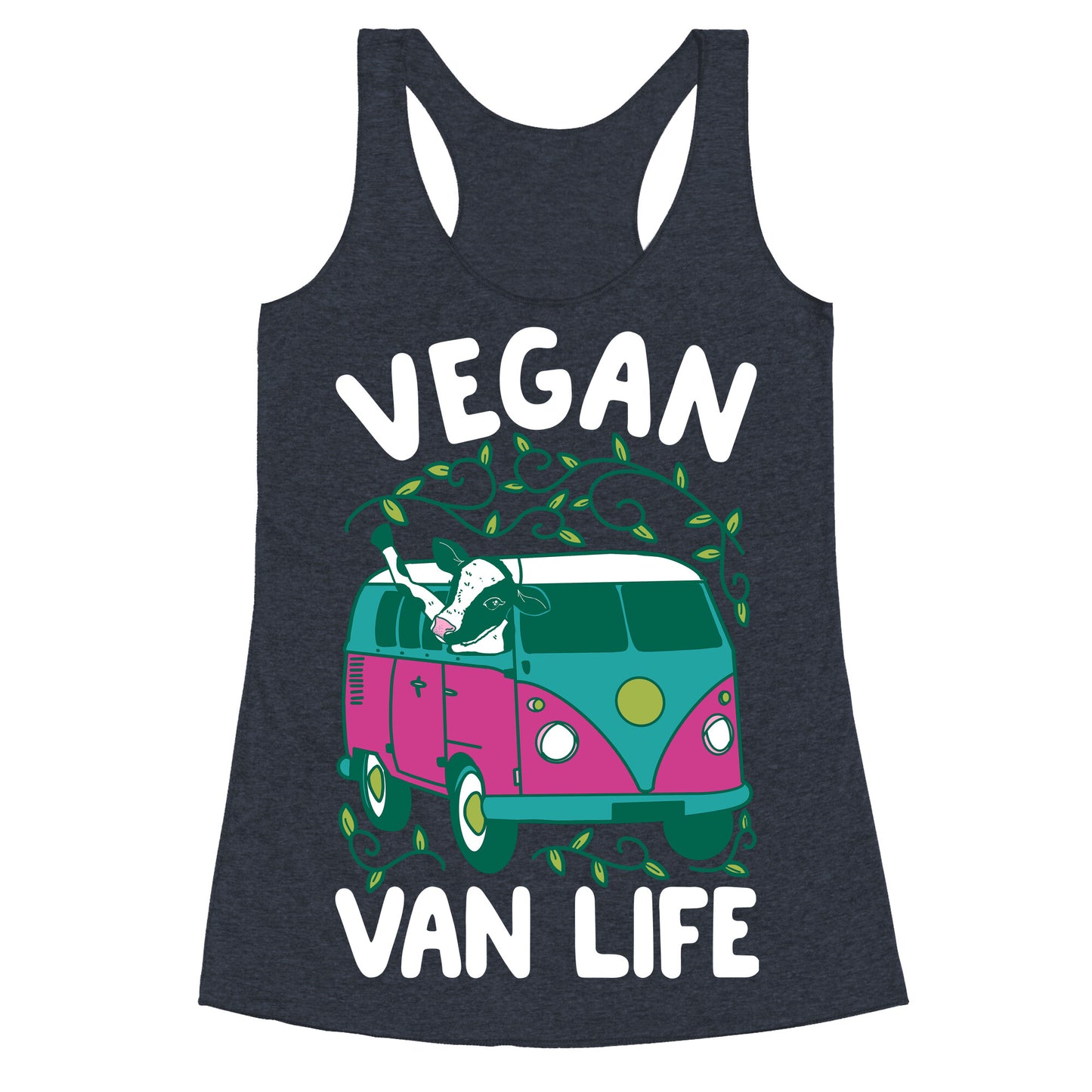 Vegan Van Life Racerback Tank