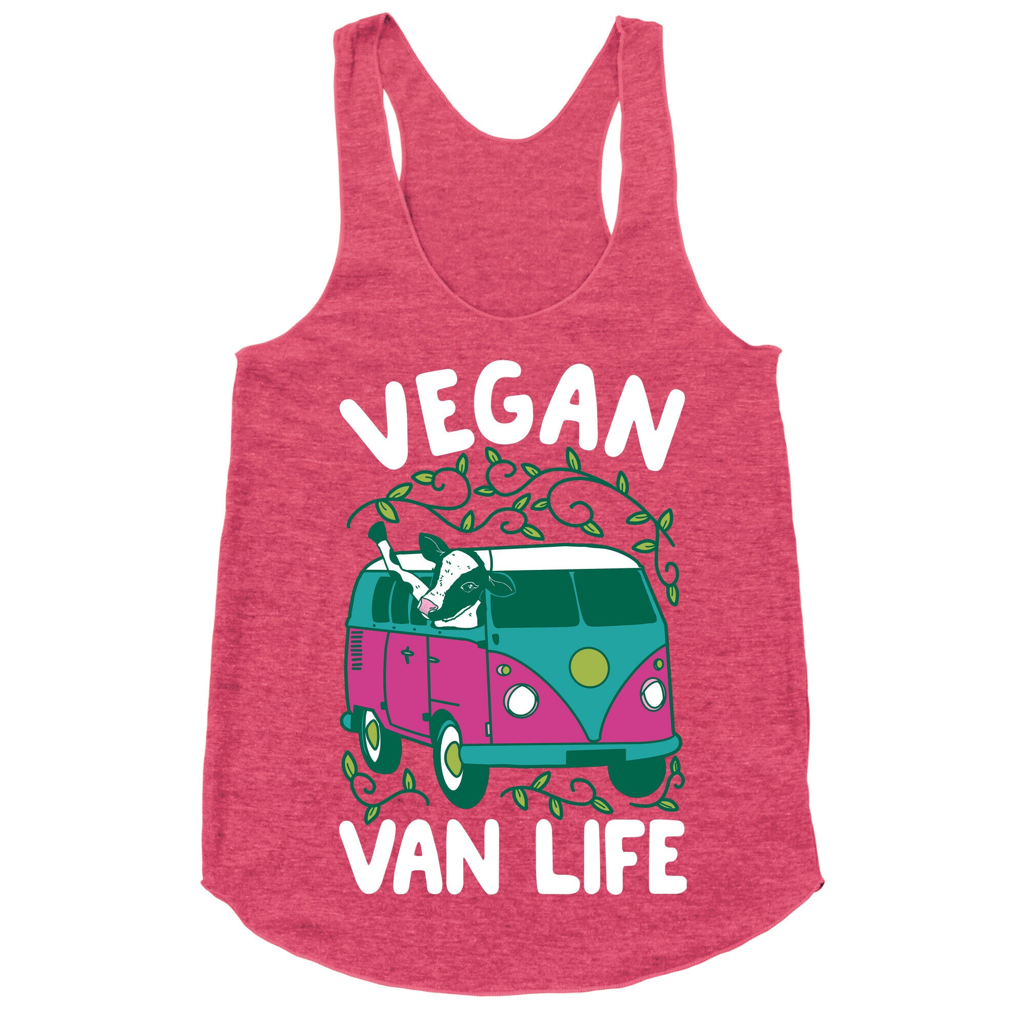 Vegan Van Life Racerback Tank