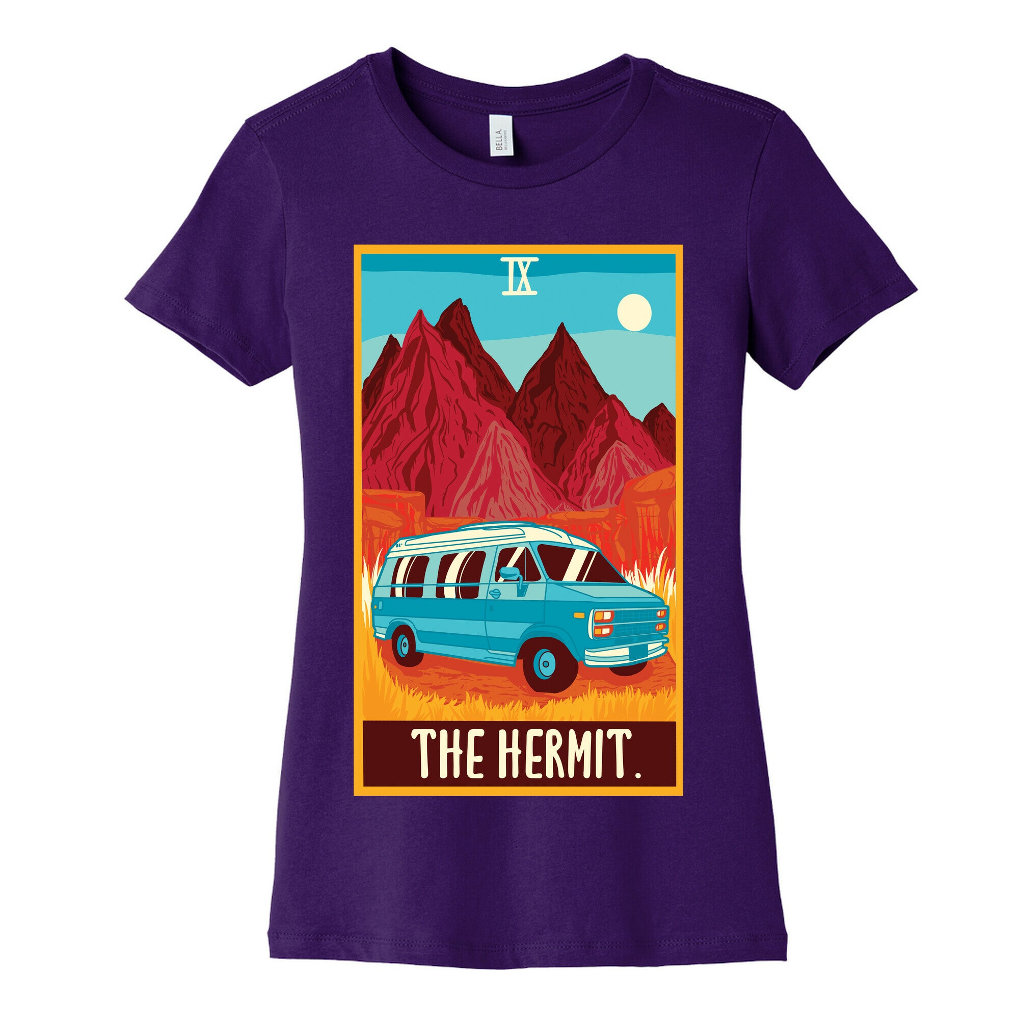 The Hermit Van Life Tarot Women's Cotton Tee