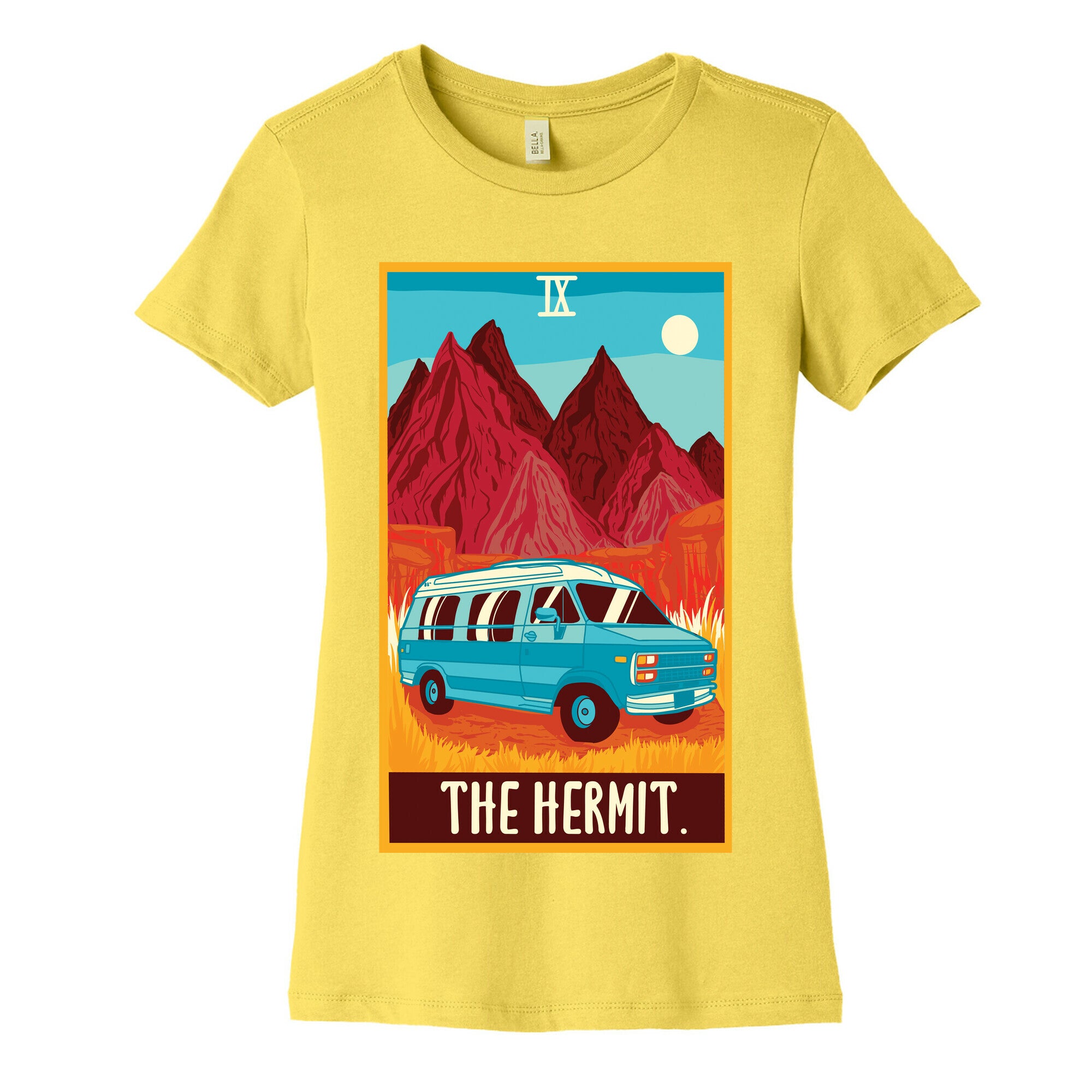 The Hermit Van Life Tarot Women's Cotton Tee