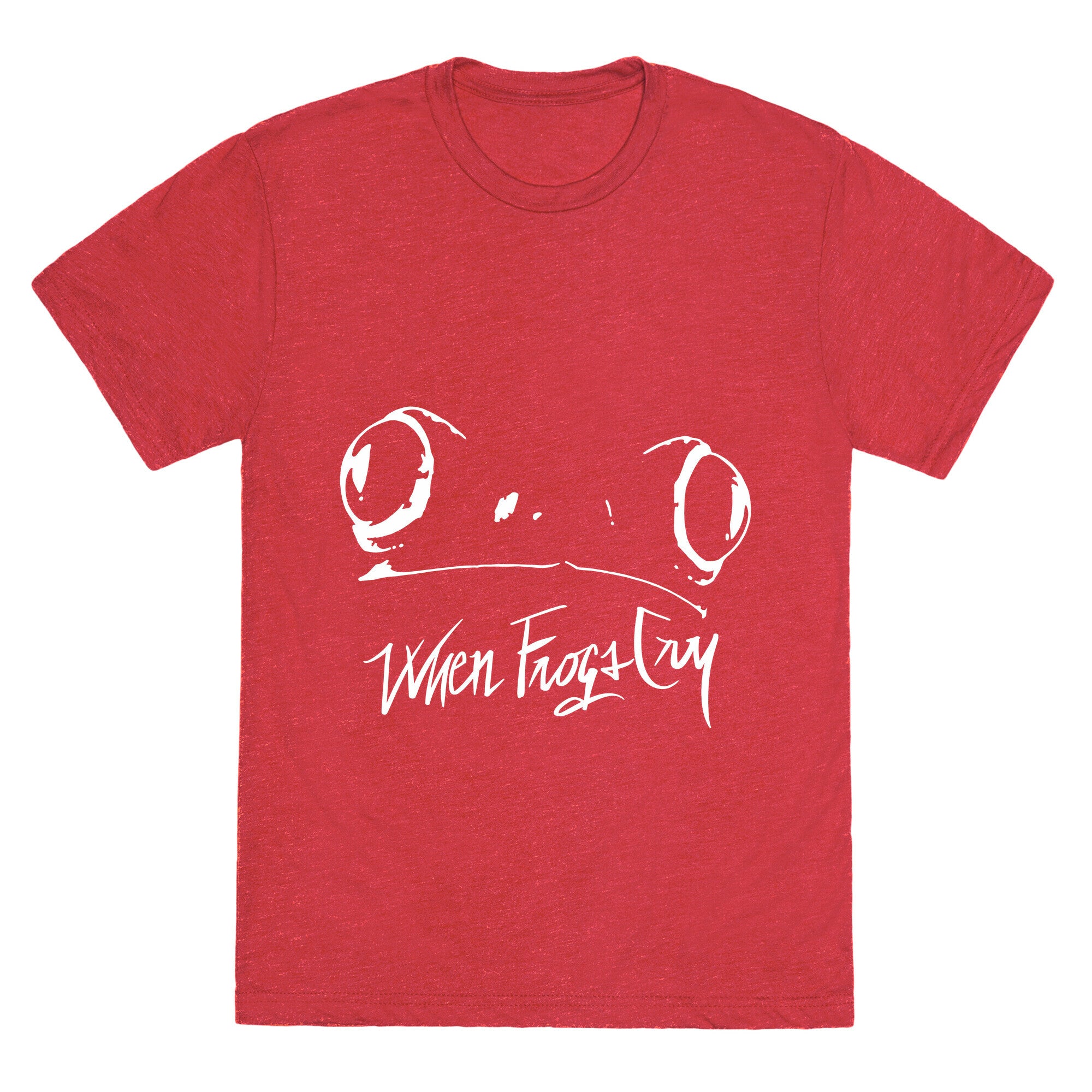 When Frogs Cry Unisex Triblend Tee