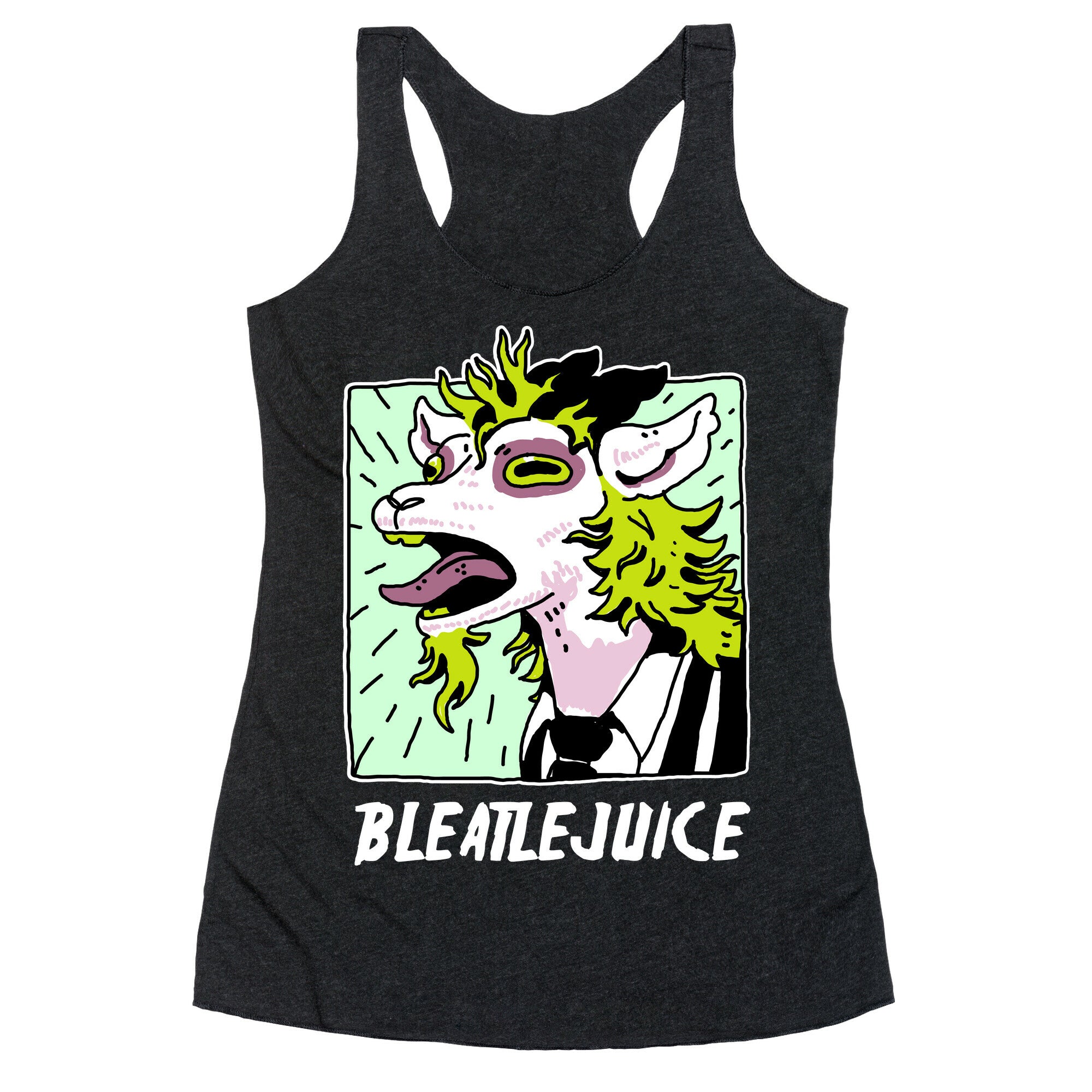 Bleatlejuice Racerback Tank