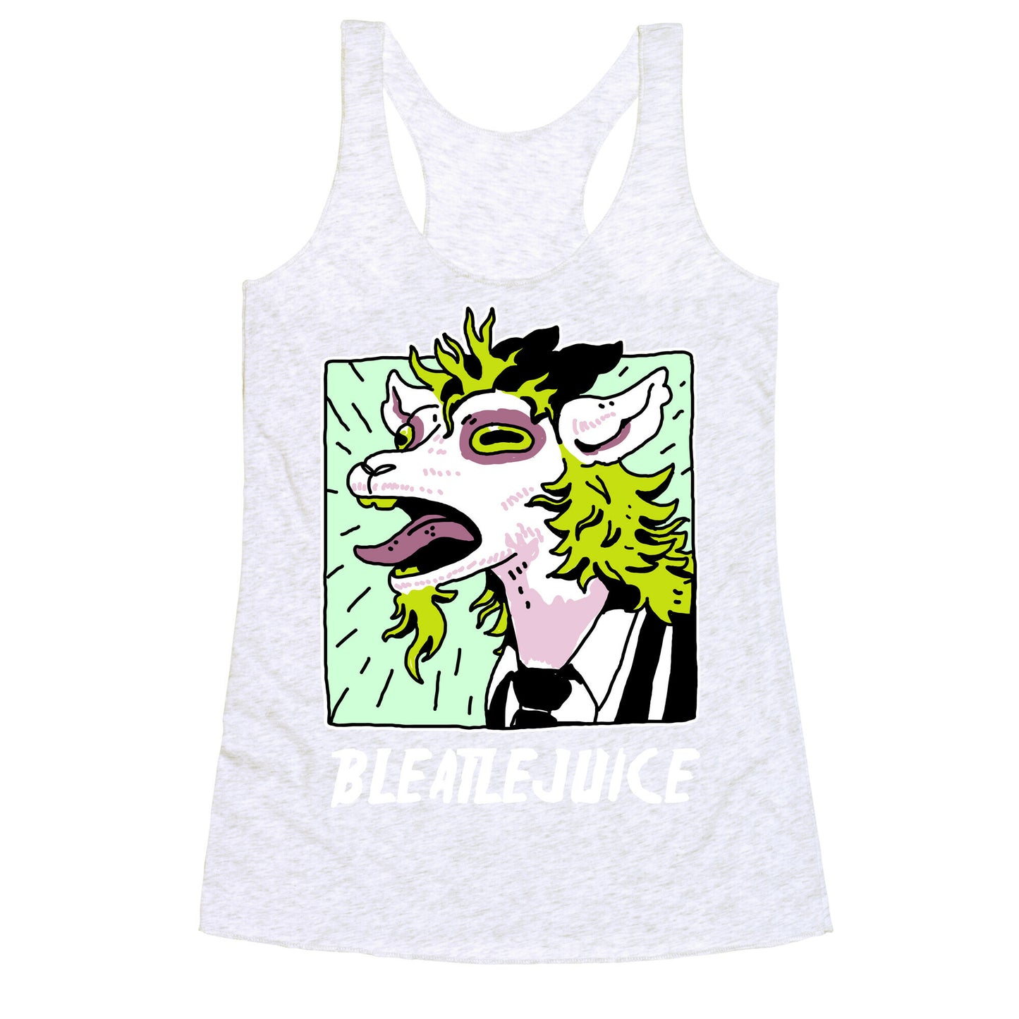 Bleatlejuice Racerback Tank