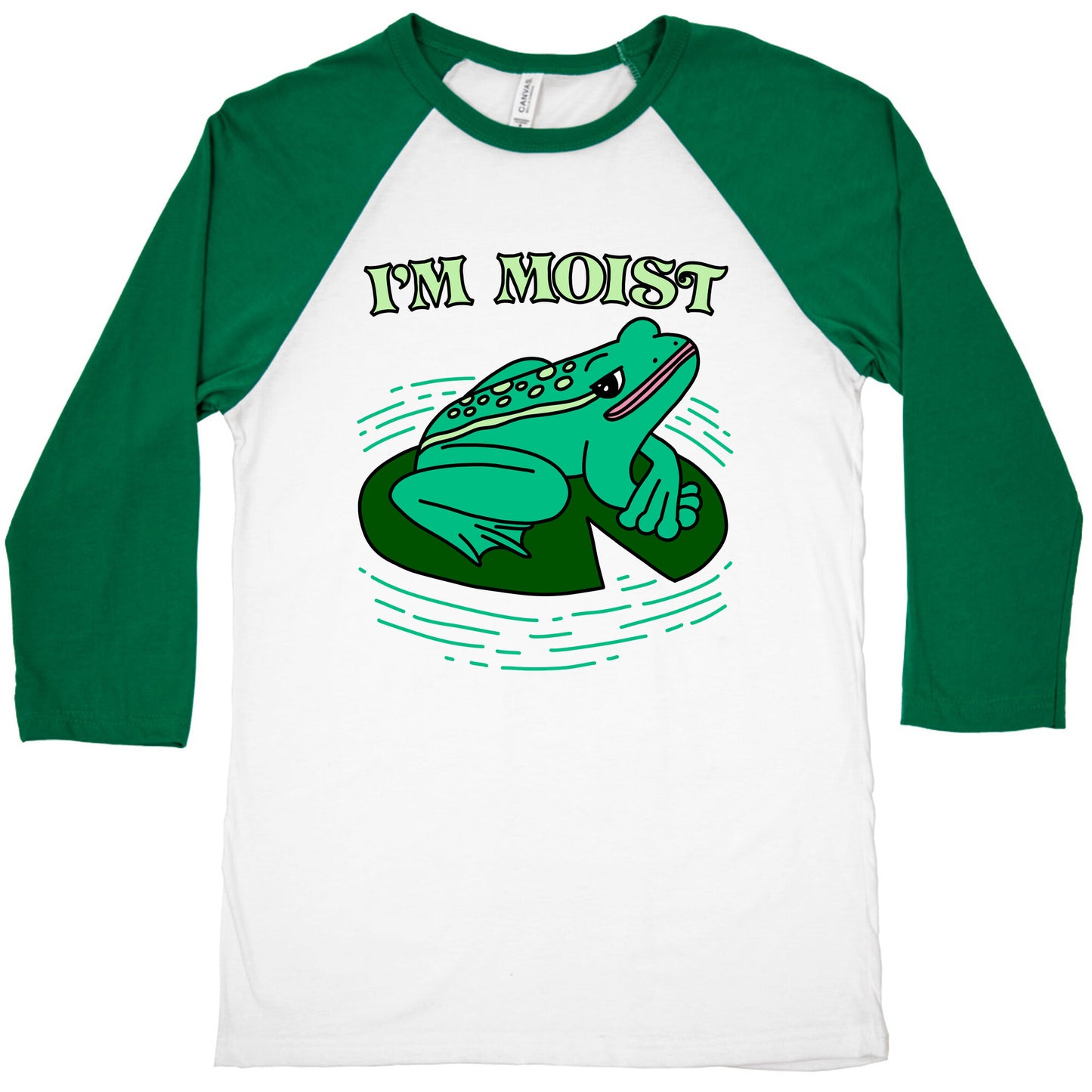 I'm Moist Frog Baseball Tee