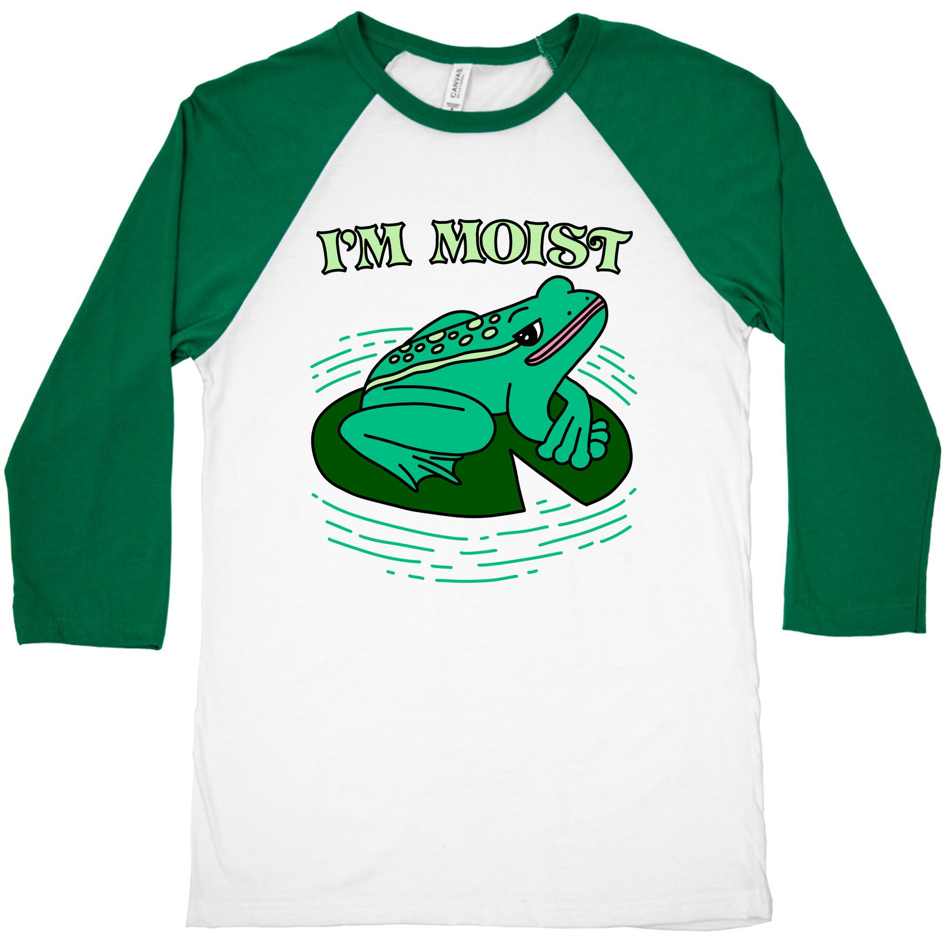 I'm Moist Frog Baseball Tee