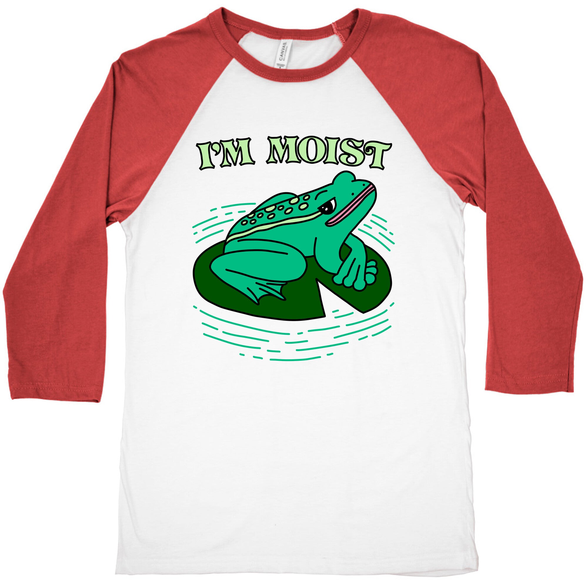 I'm Moist Frog Baseball Tee