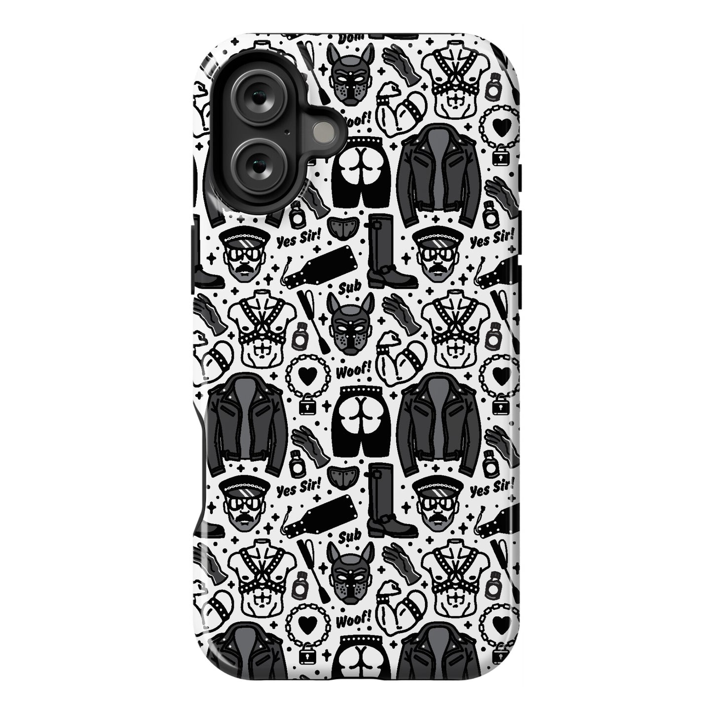 Leather Daddy Pattern Phone Case