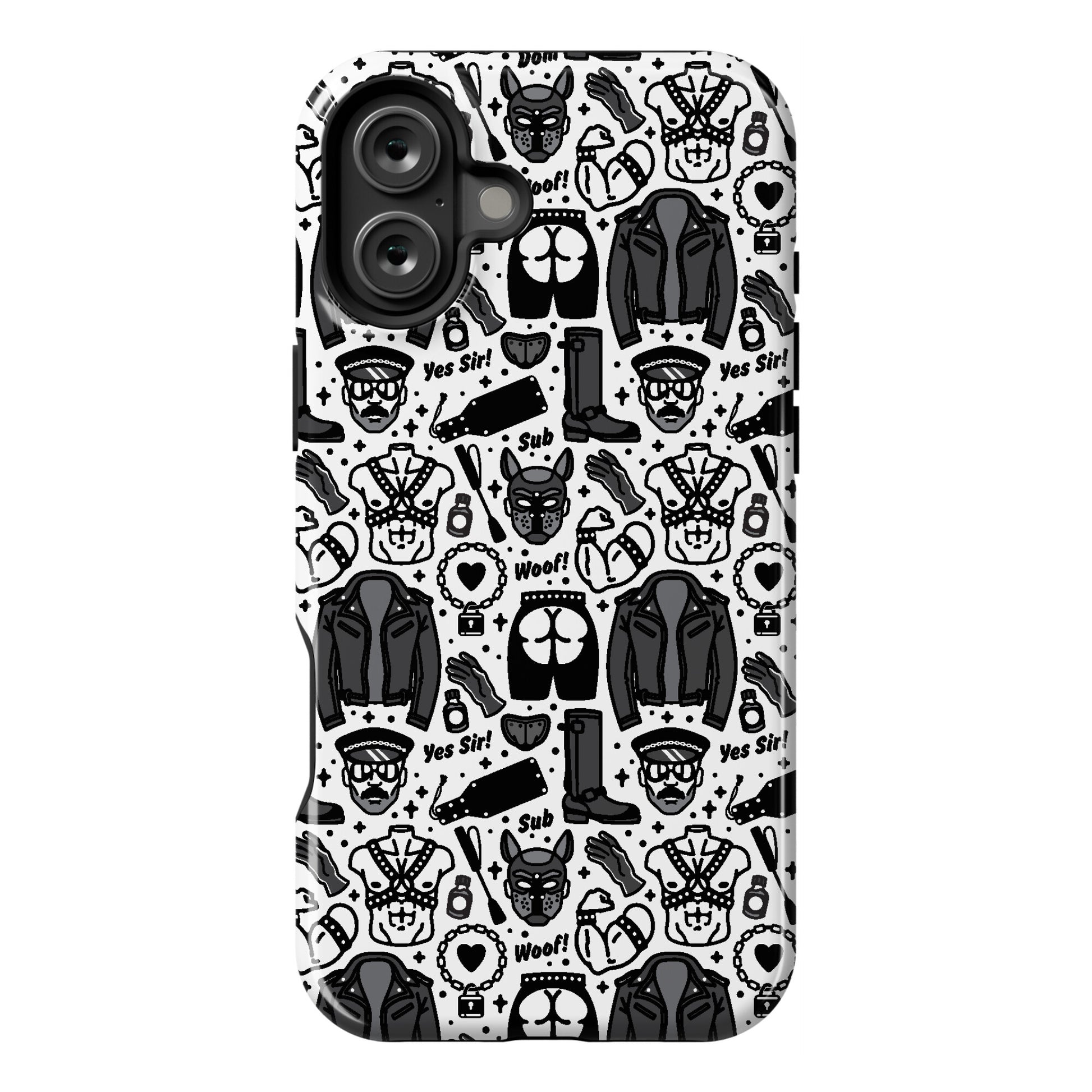 Leather Daddy Pattern Phone Case