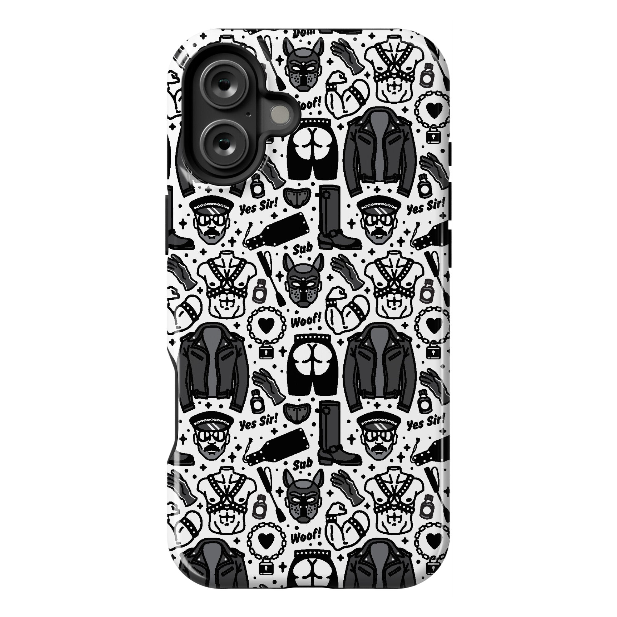 Leather Daddy Pattern Phone Case