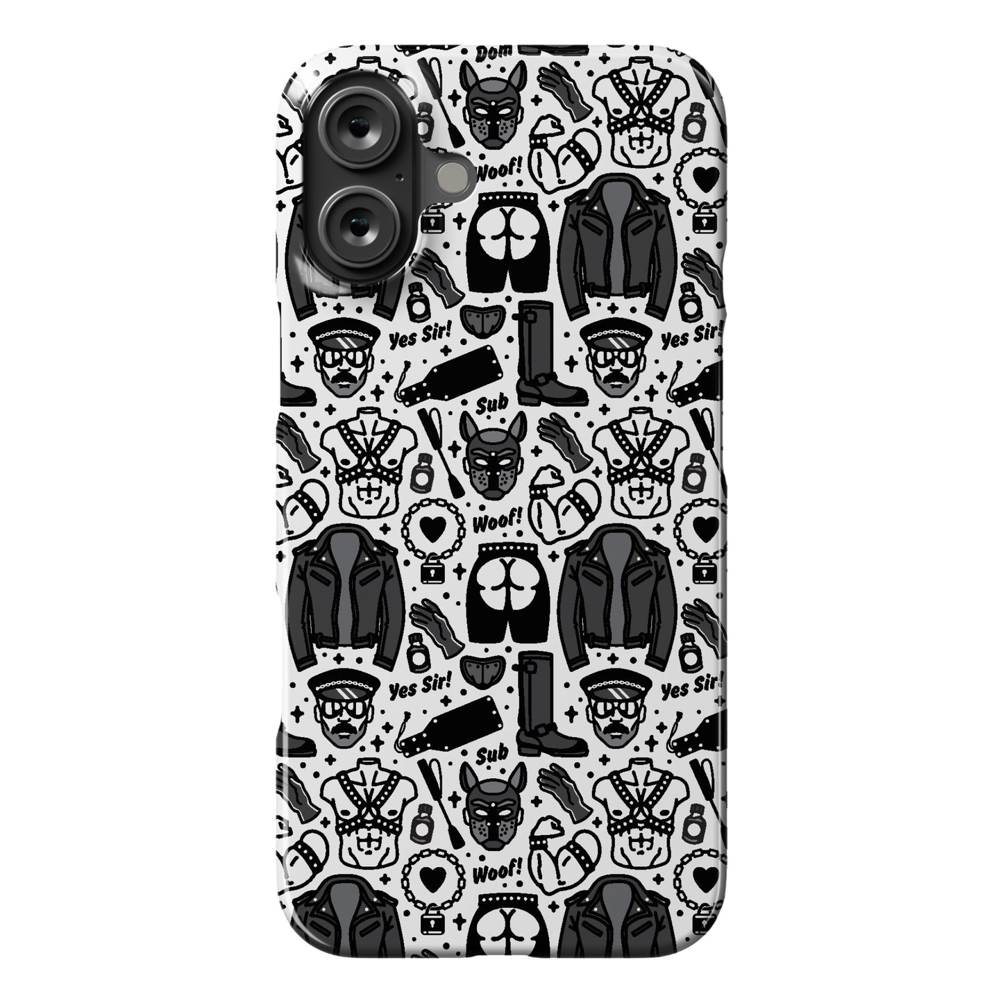 Leather Daddy Pattern Phone Case