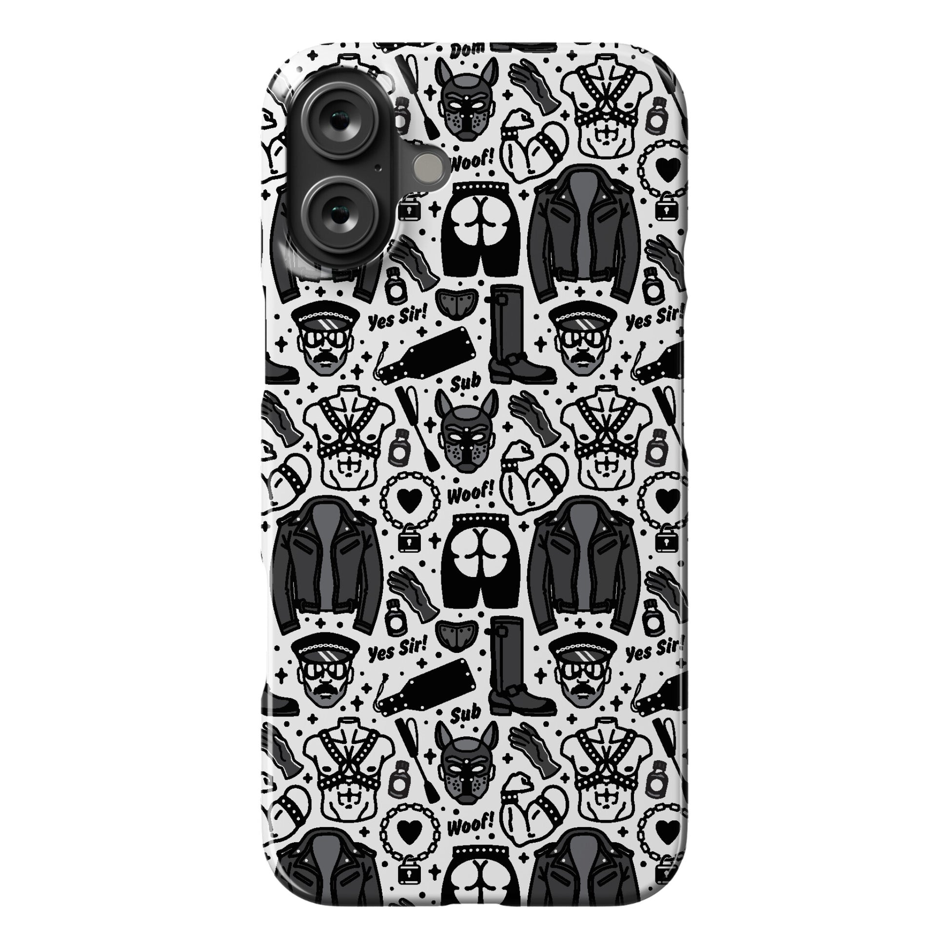 Leather Daddy Pattern Phone Case