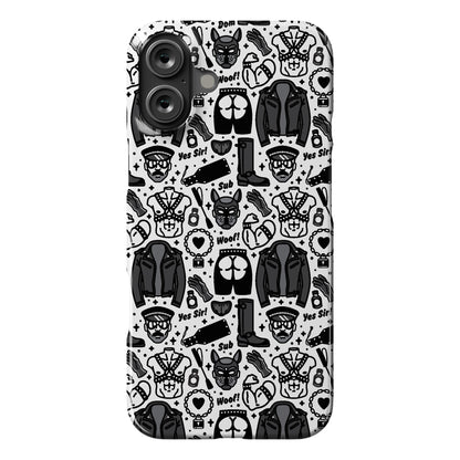Leather Daddy Pattern Phone Case