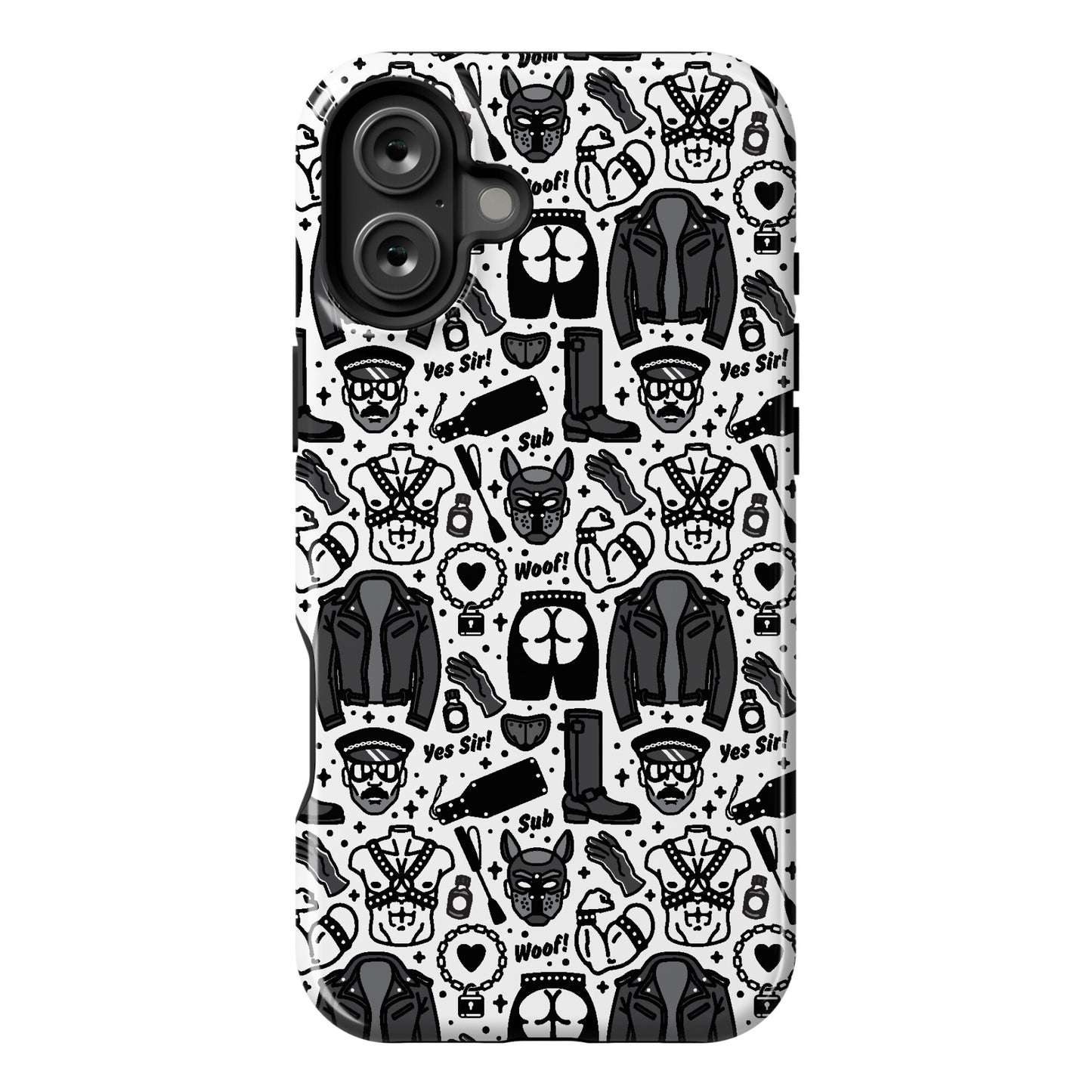 Leather Daddy Pattern Phone Case
