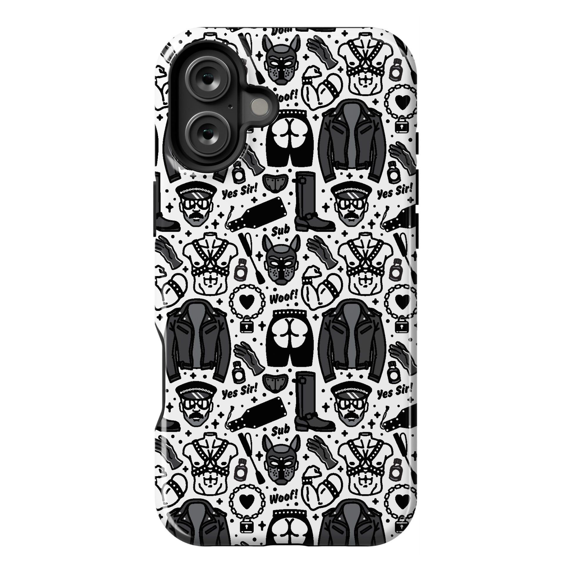 Leather Daddy Pattern Phone Case