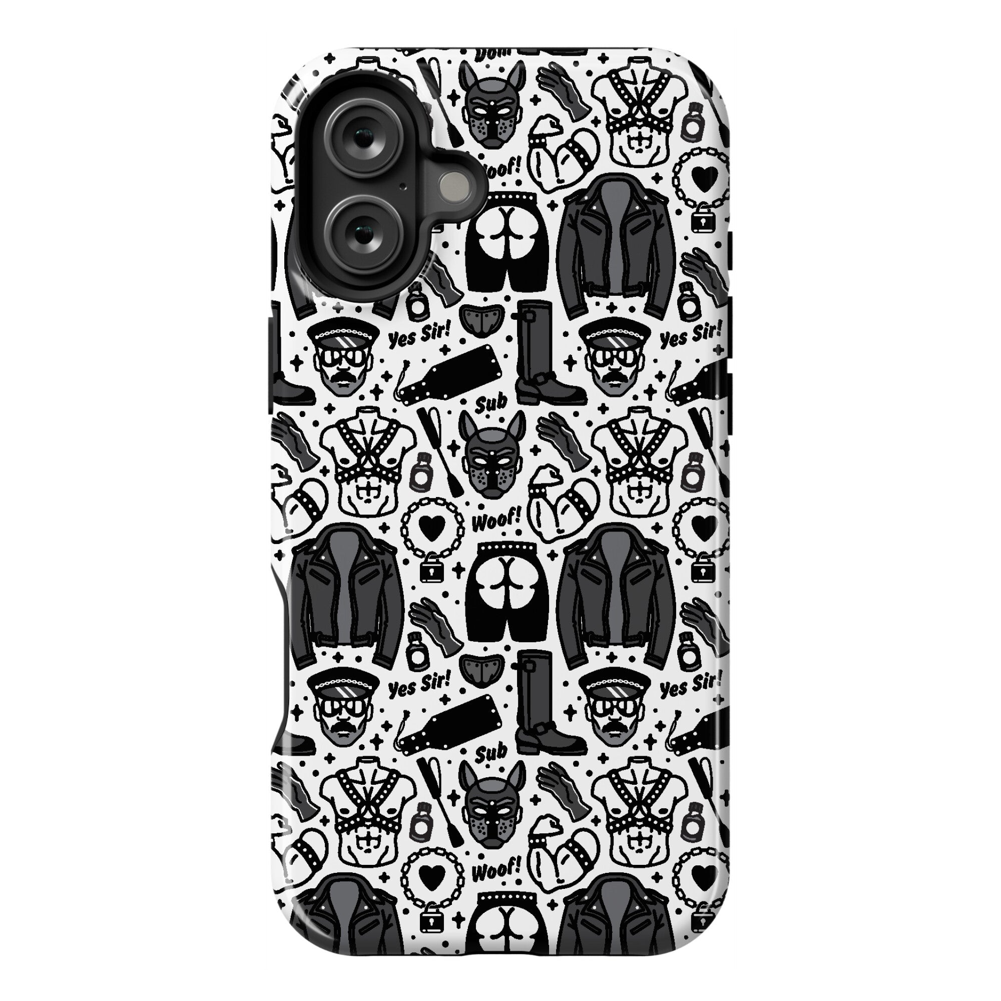 Leather Daddy Pattern Phone Case