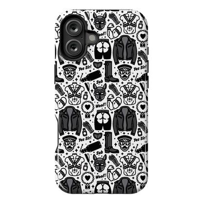 Leather Daddy Pattern Phone Case