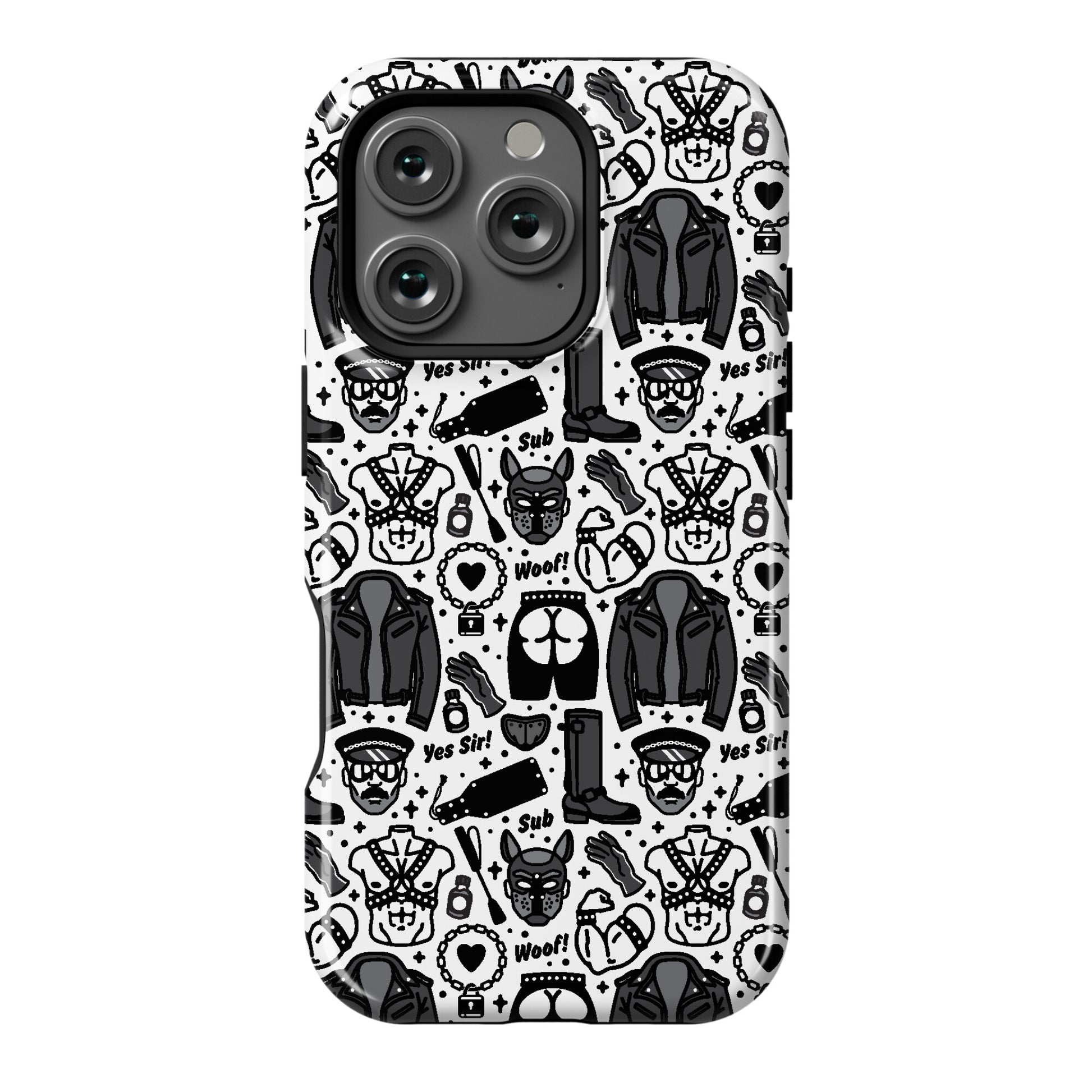 Leather Daddy Pattern Phone Case