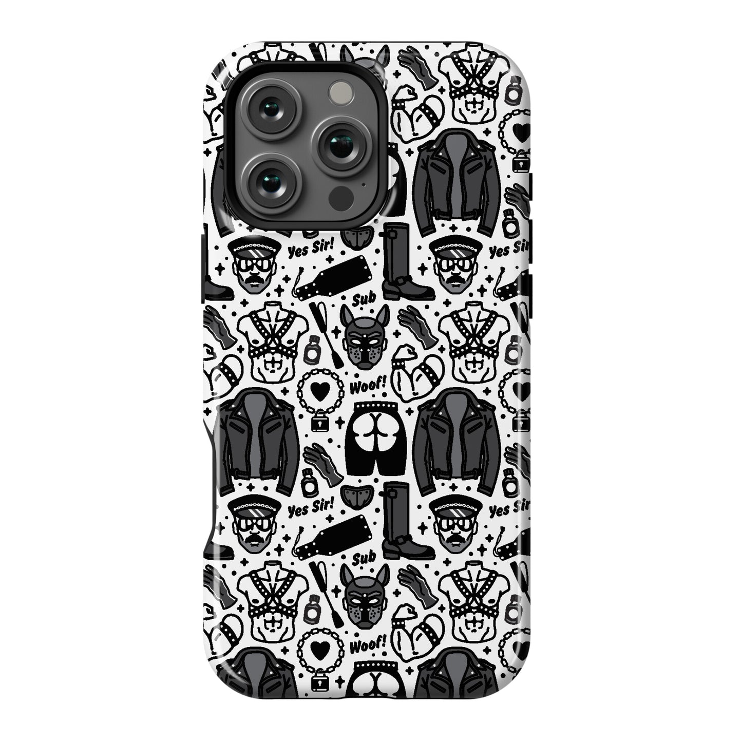 Leather Daddy Pattern Phone Case