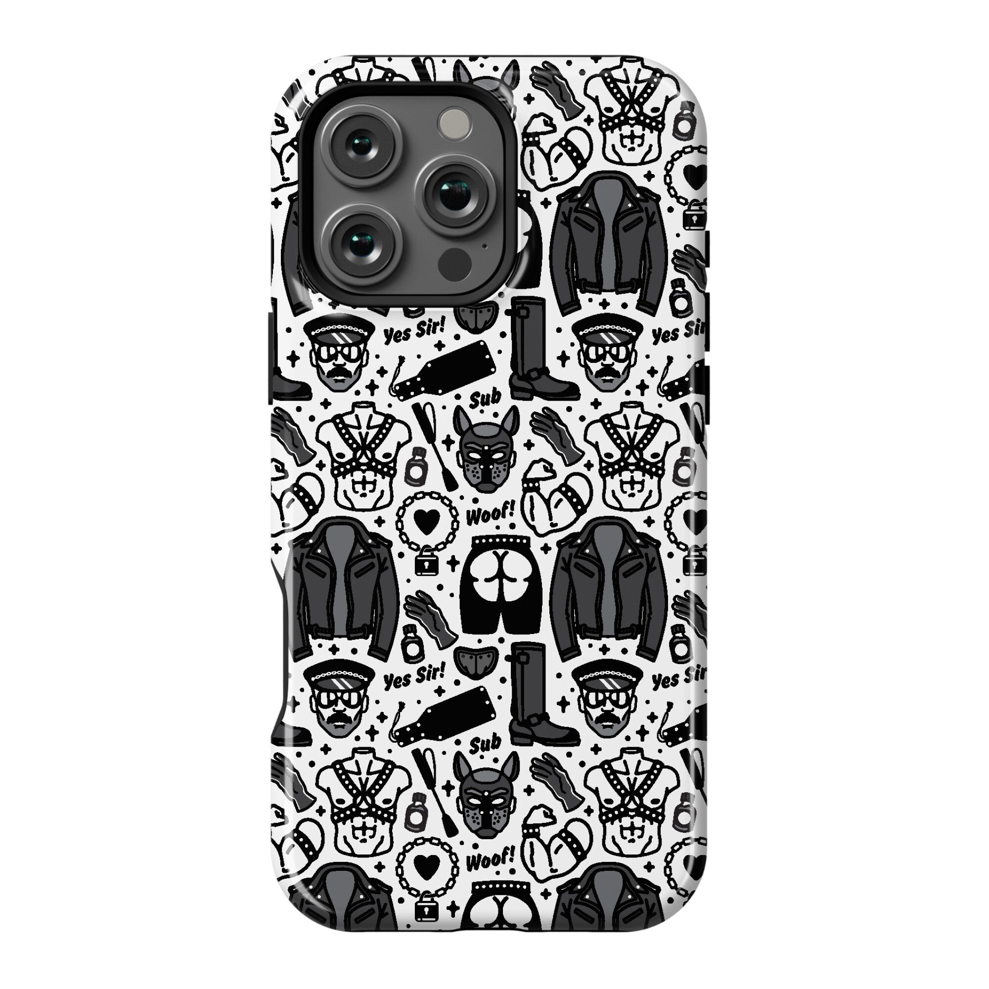 Leather Daddy Pattern Phone Case