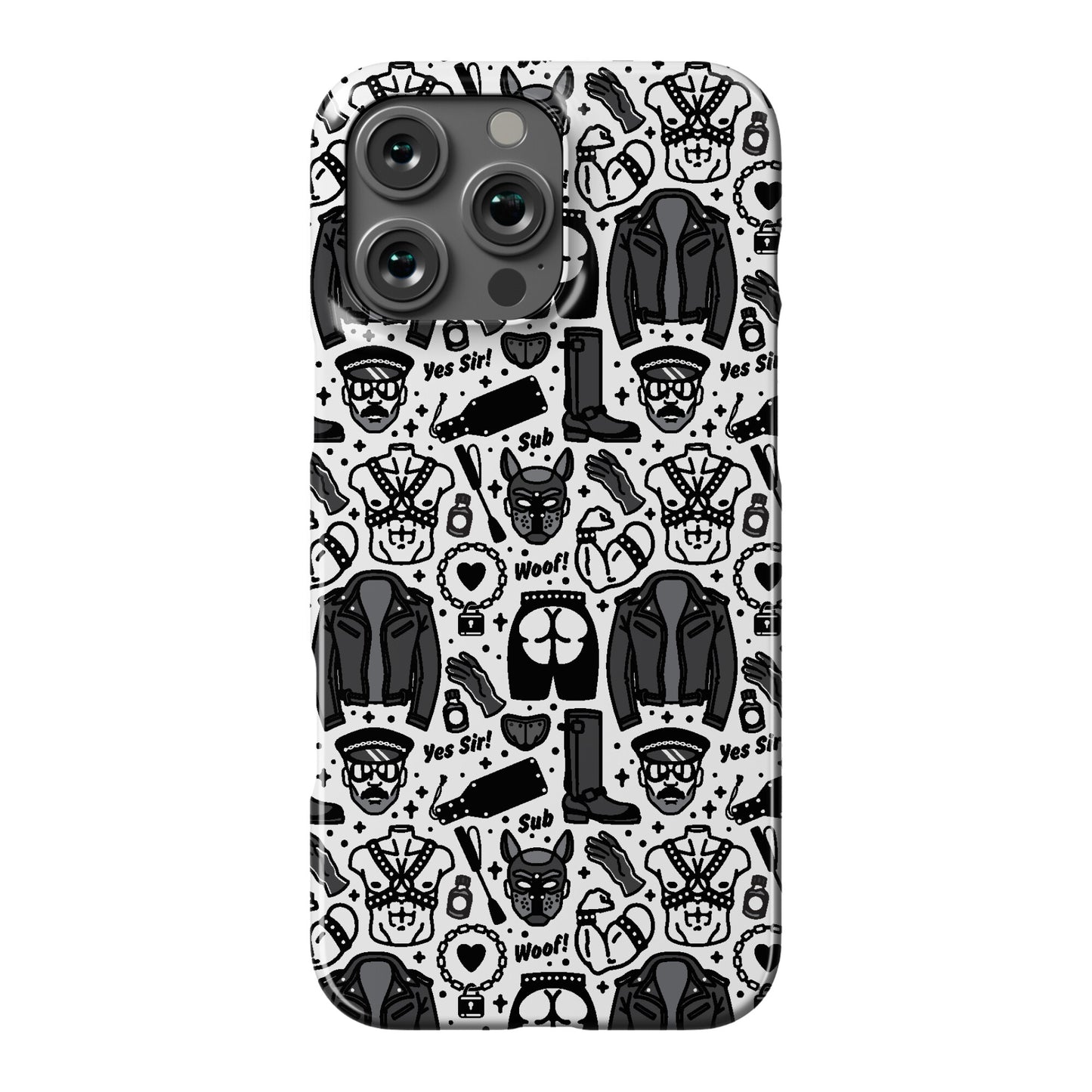 Leather Daddy Pattern Phone Case