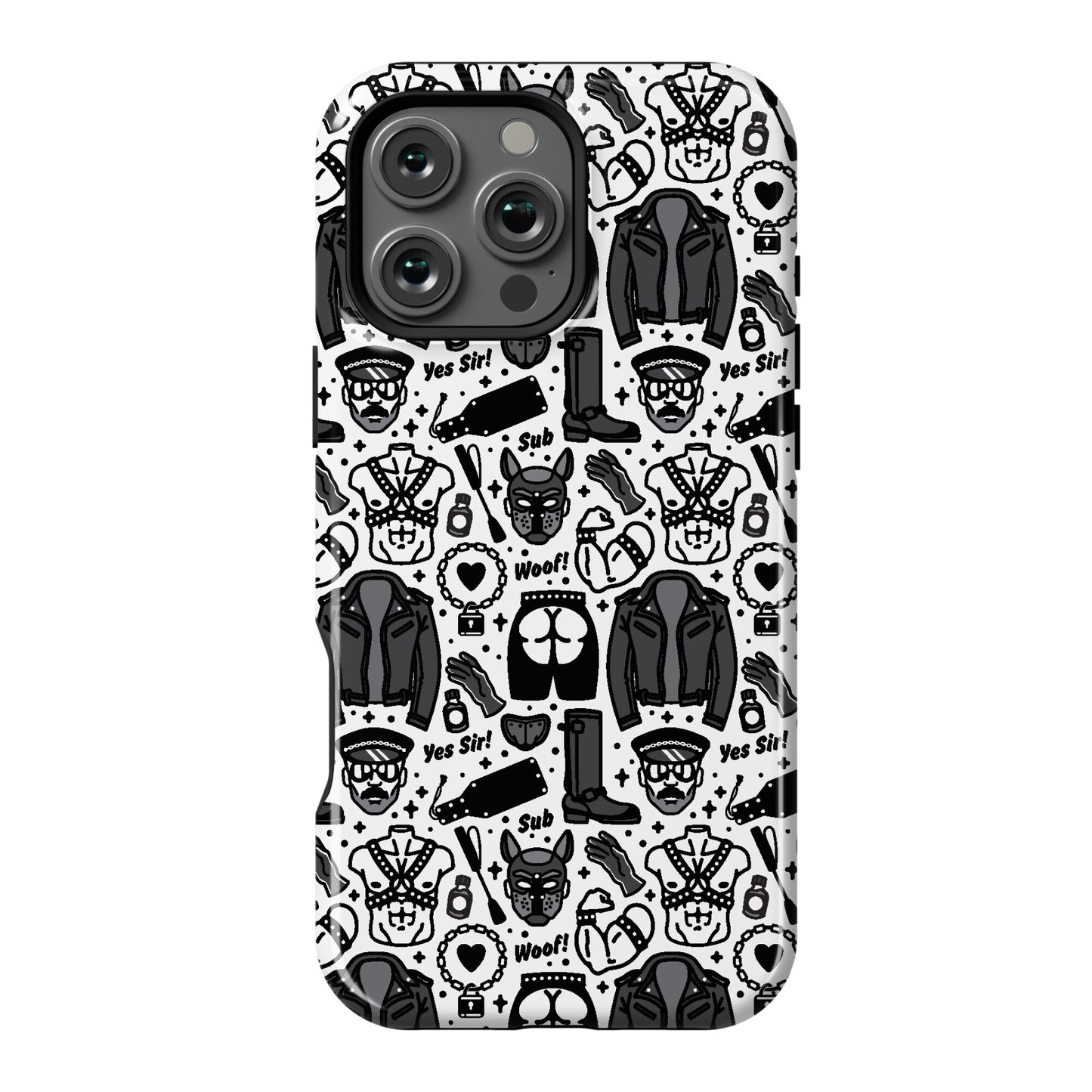 Leather Daddy Pattern Phone Case
