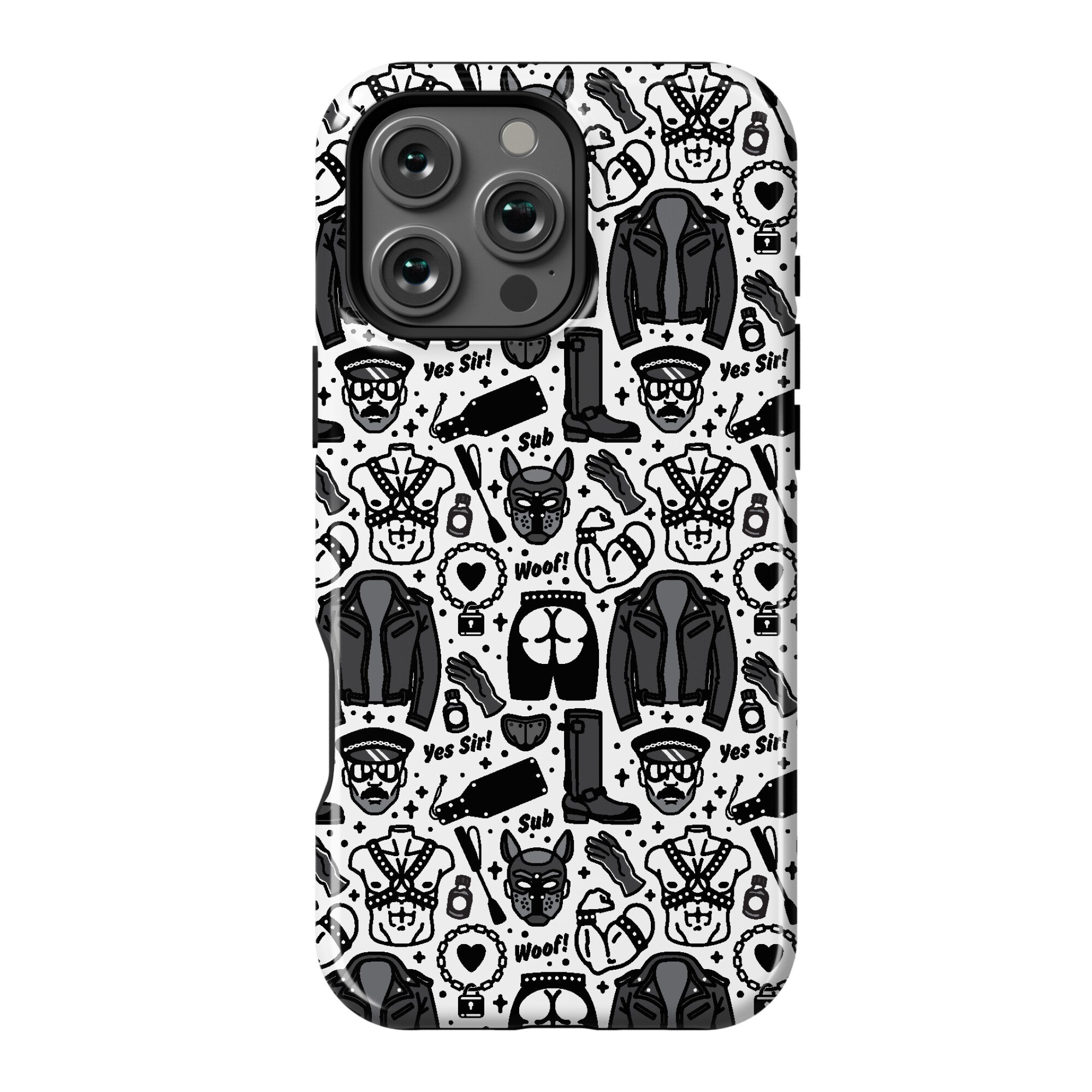 Leather Daddy Pattern Phone Case