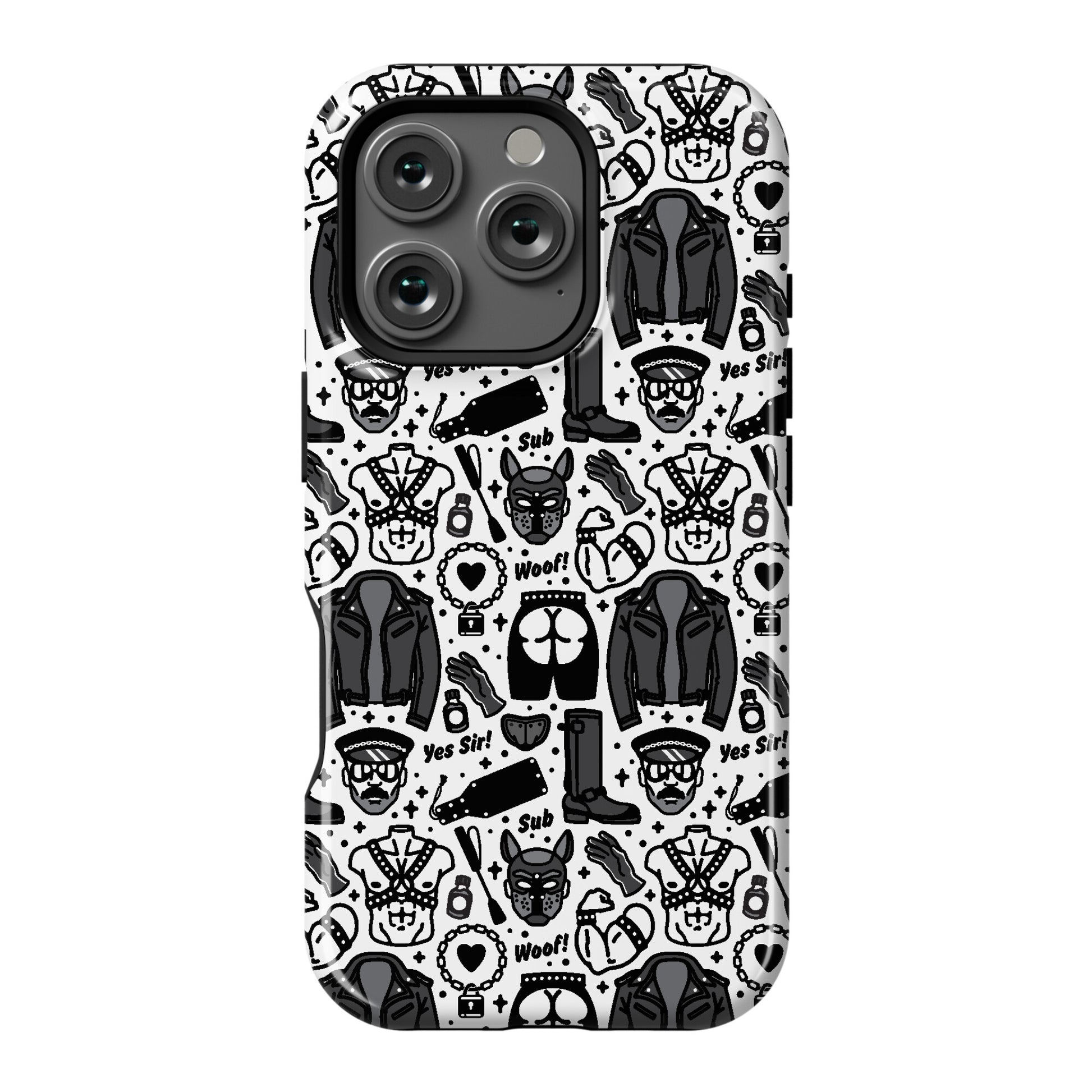 Leather Daddy Pattern Phone Case