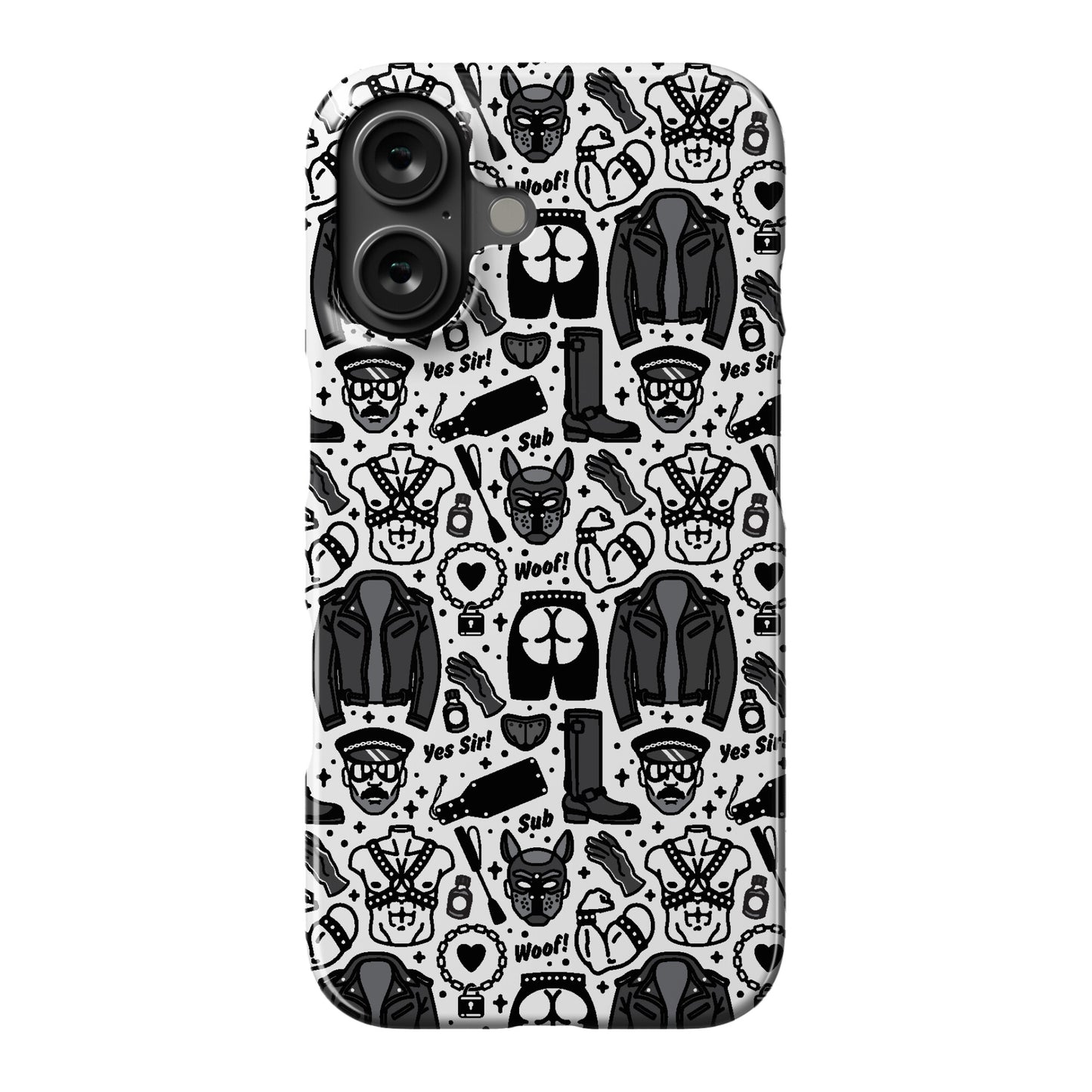 Leather Daddy Pattern Phone Case