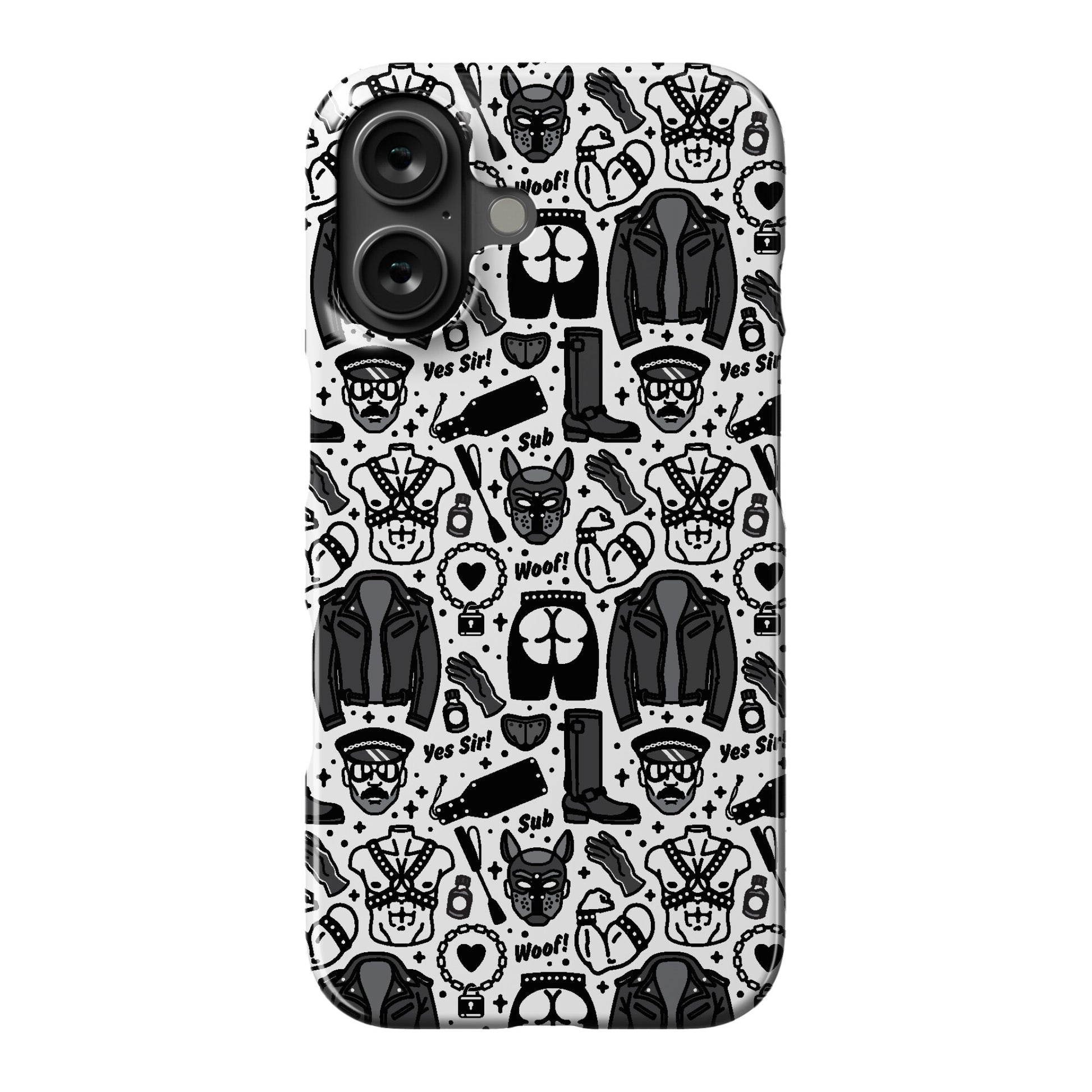 Leather Daddy Pattern Phone Case