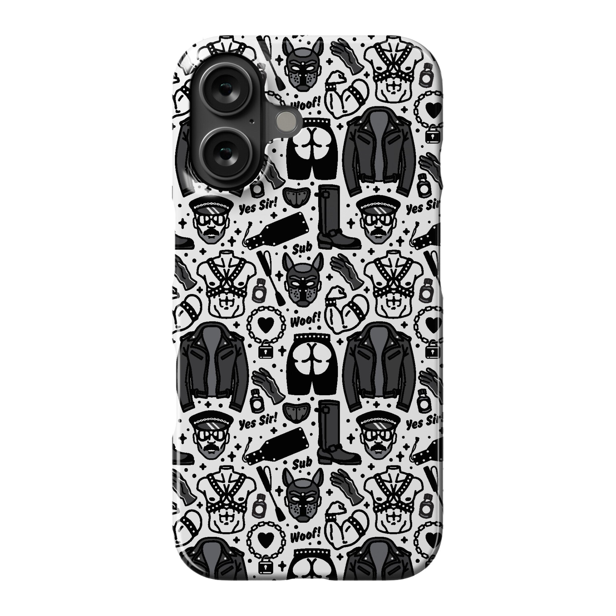 Leather Daddy Pattern Phone Case