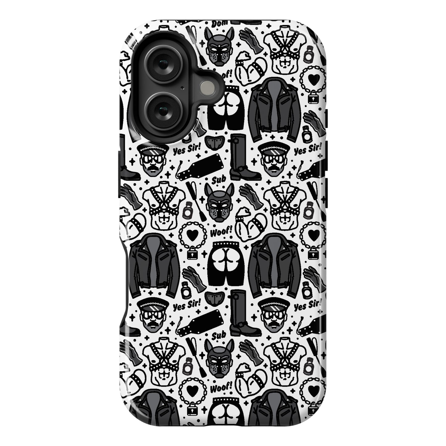 Leather Daddy Pattern Phone Case