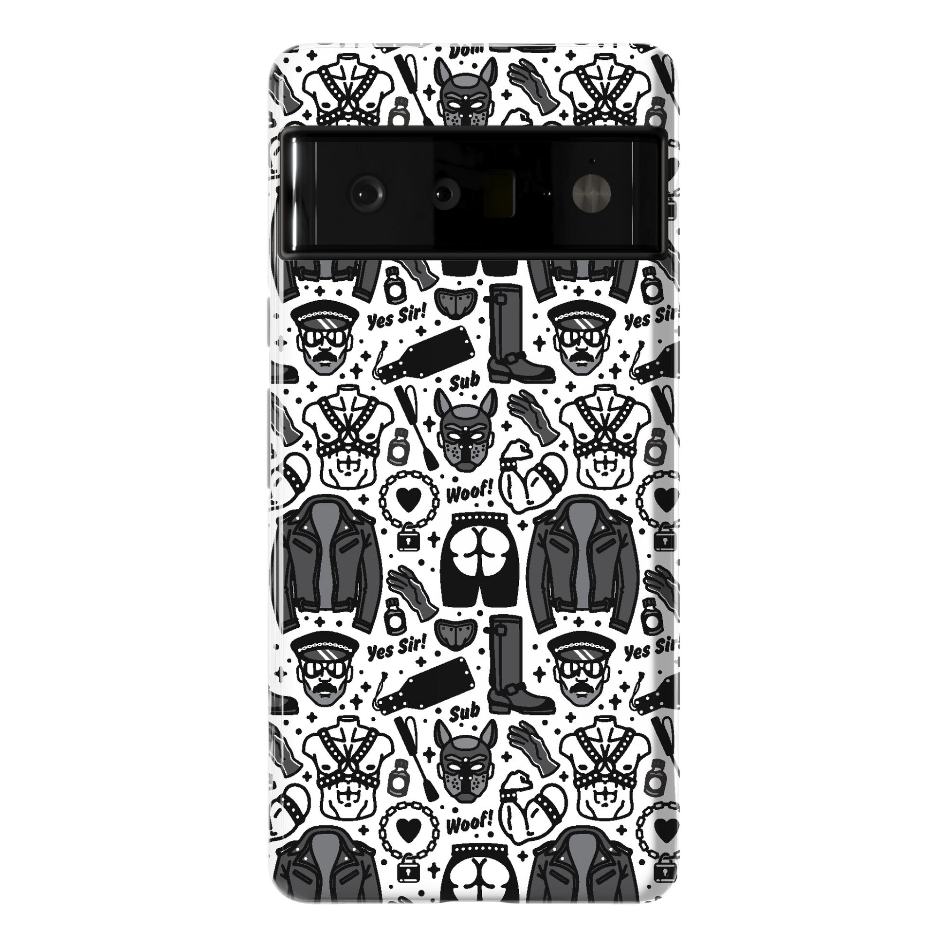 Leather Daddy Pattern Phone Case