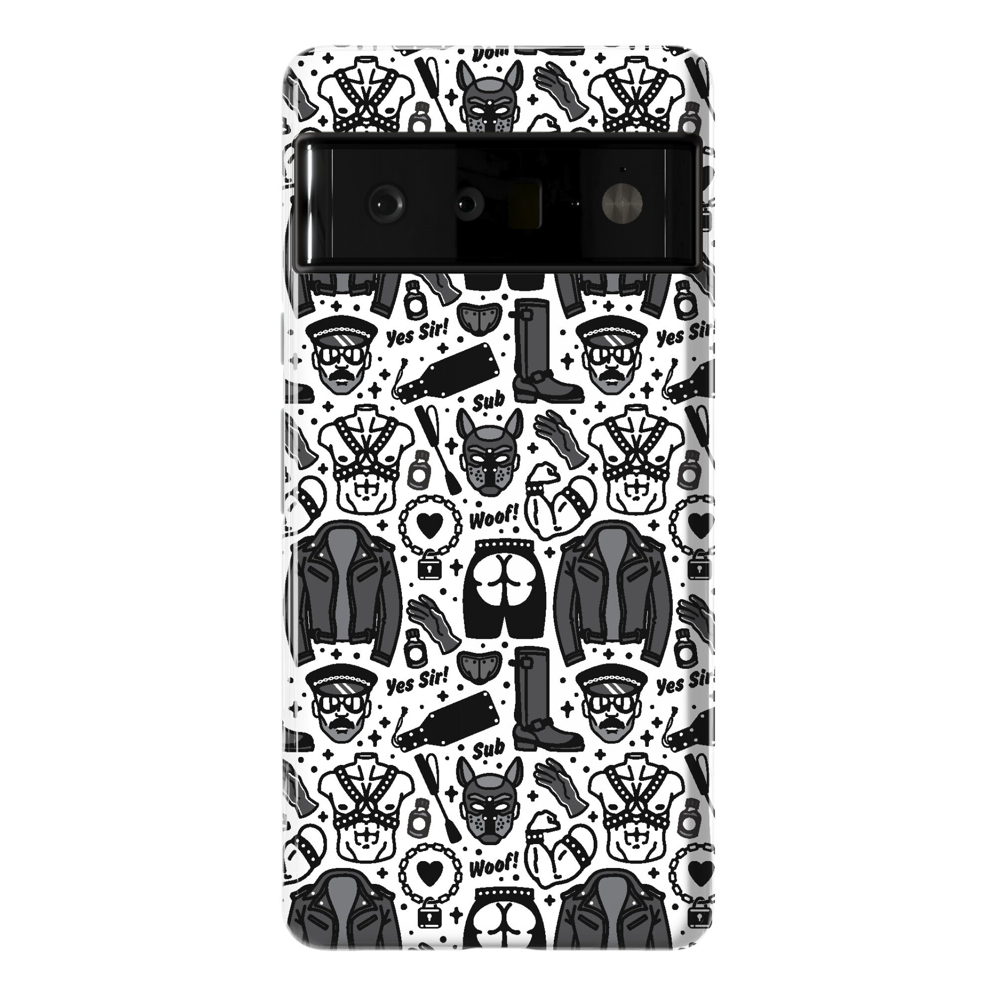 Leather Daddy Pattern Phone Case