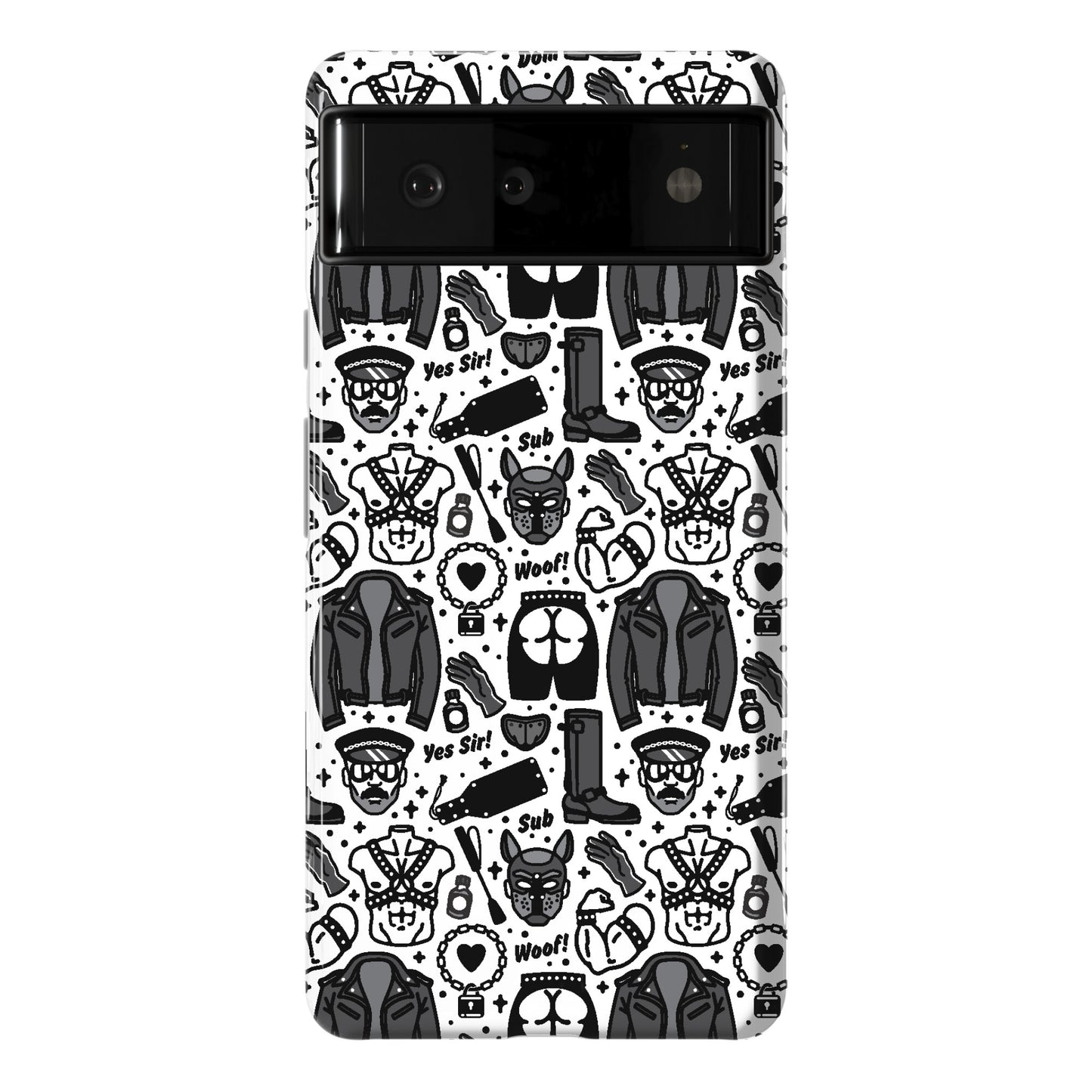 Leather Daddy Pattern Phone Case