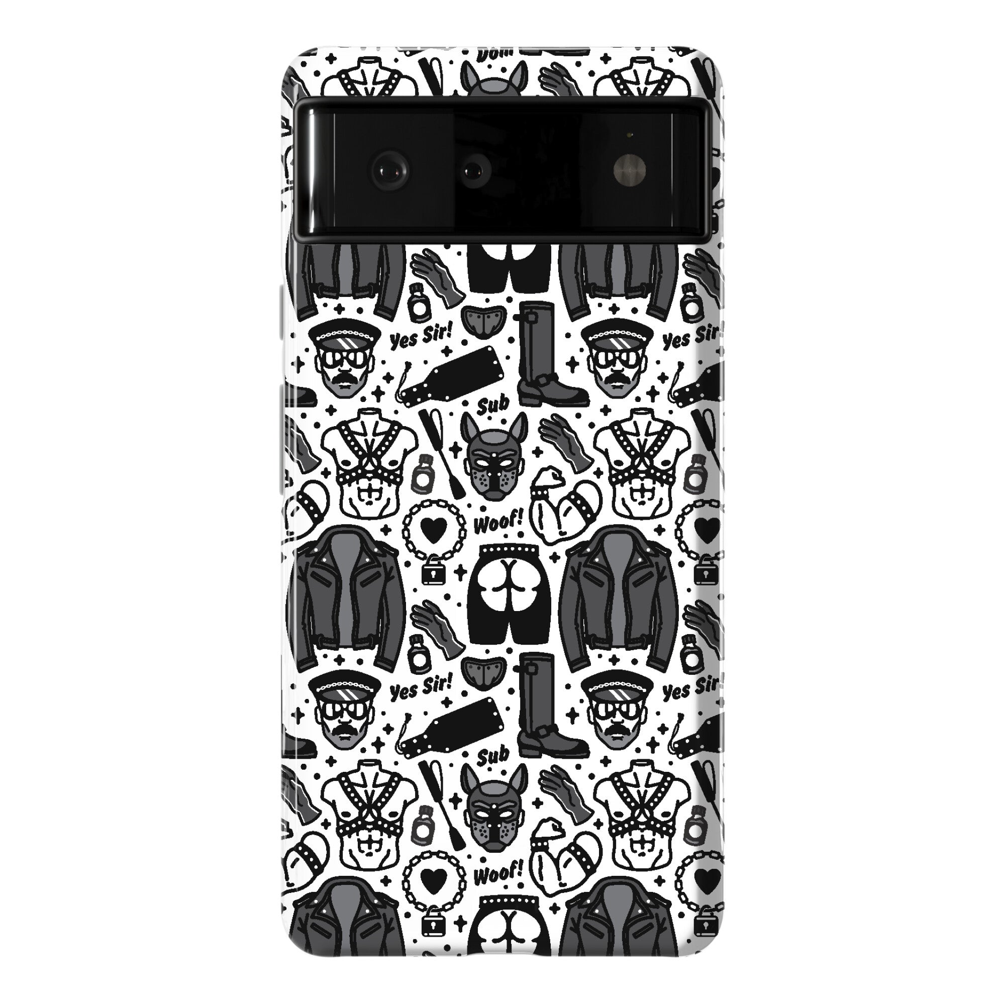 Leather Daddy Pattern Phone Case