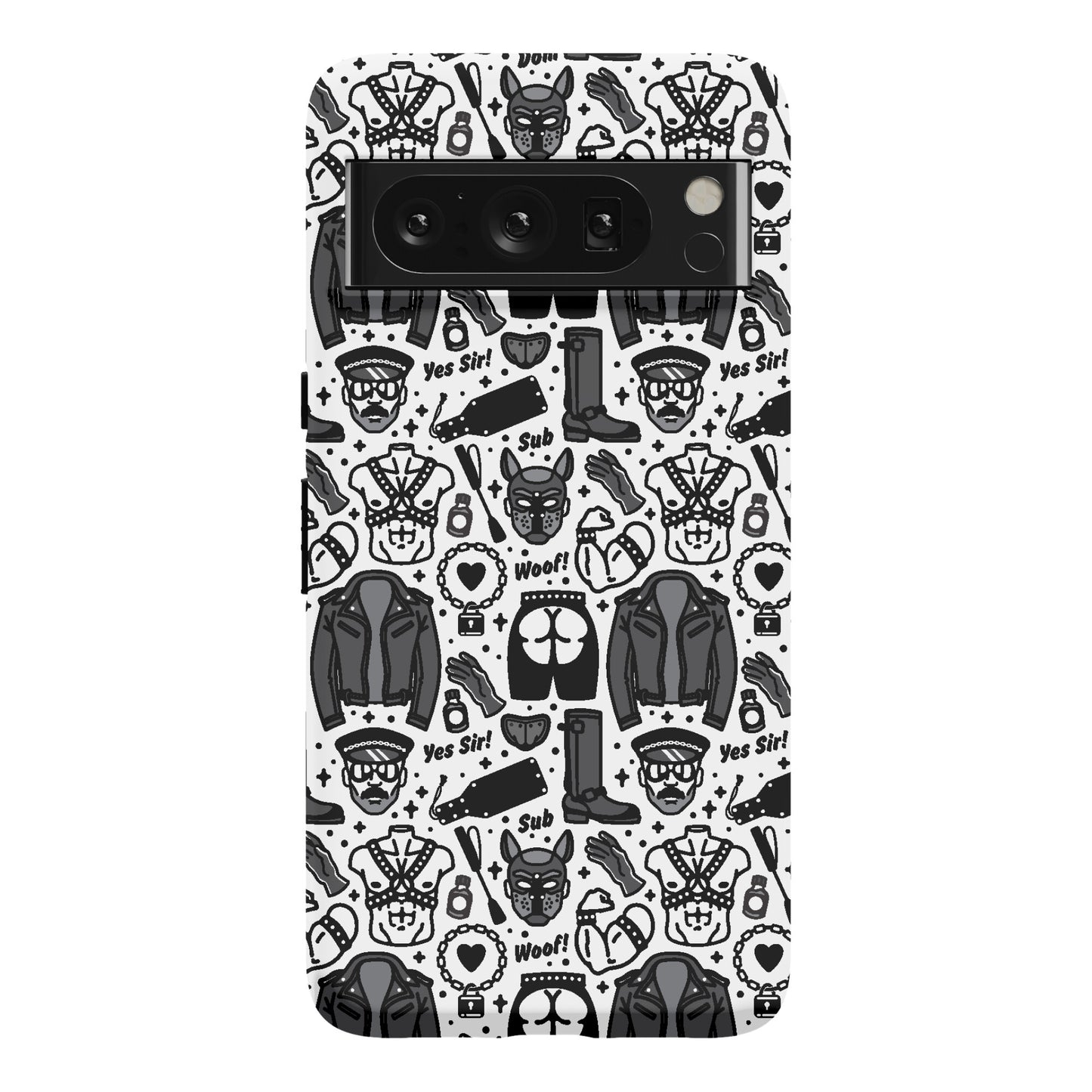 Leather Daddy Pattern Phone Case