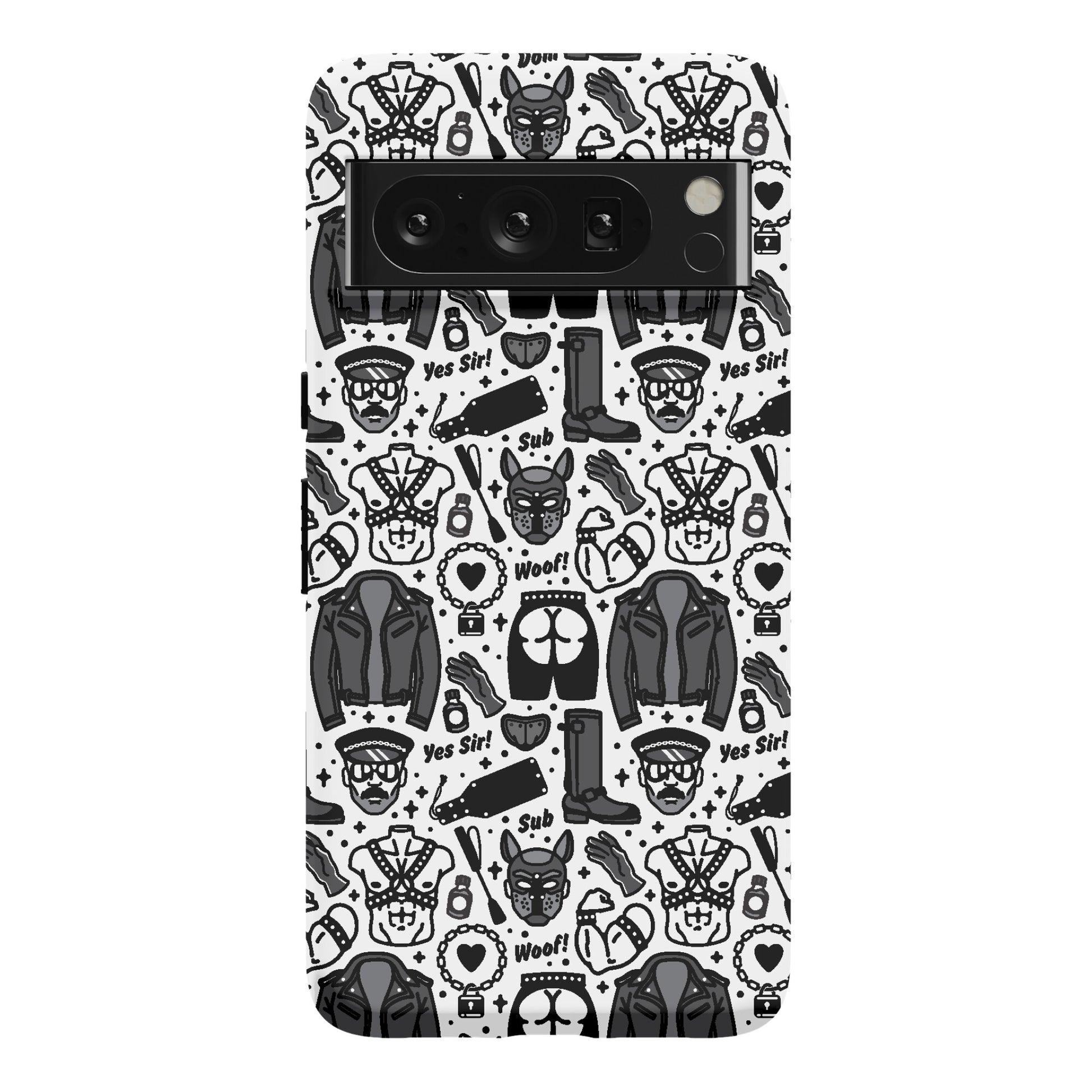 Leather Daddy Pattern Phone Case