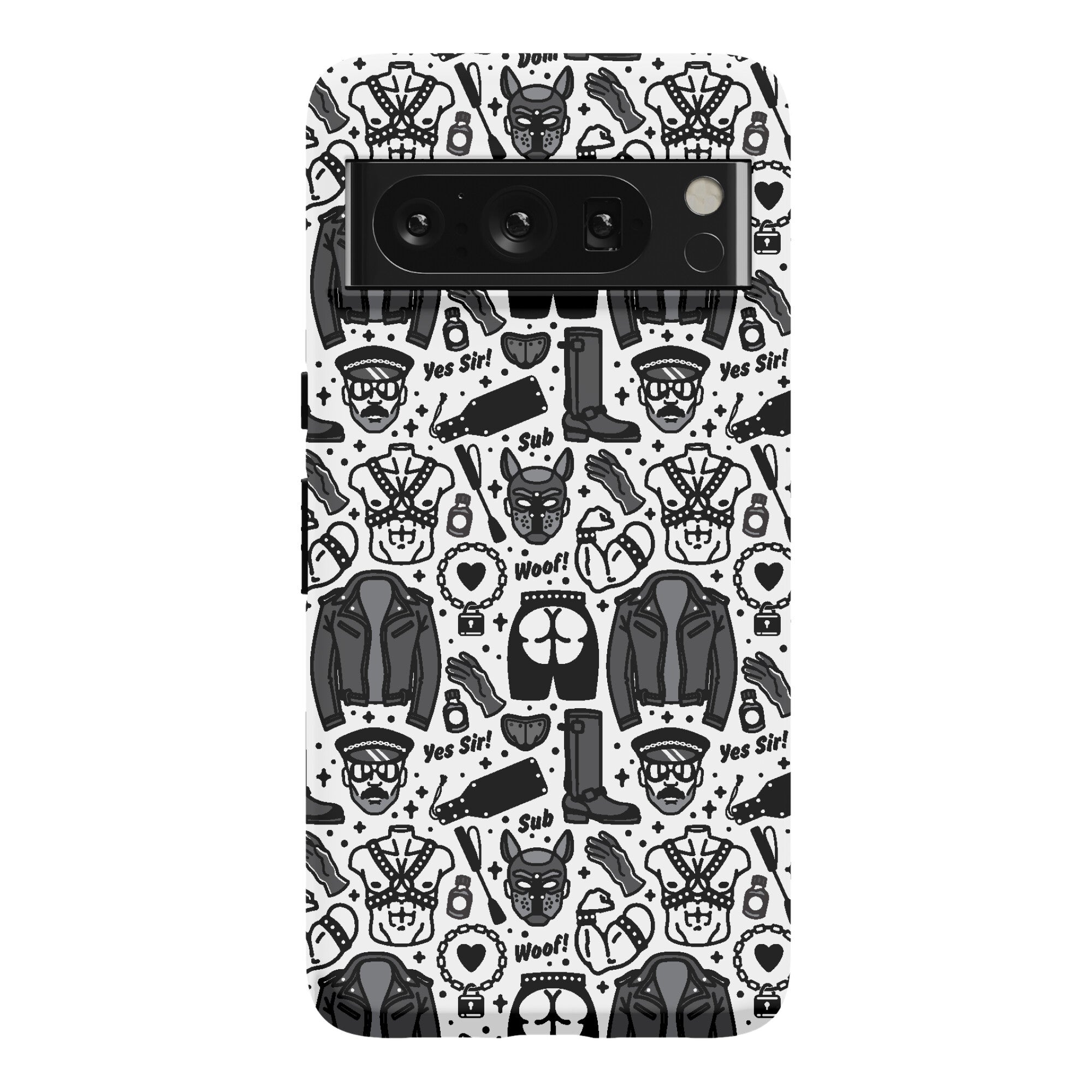 Leather Daddy Pattern Phone Case