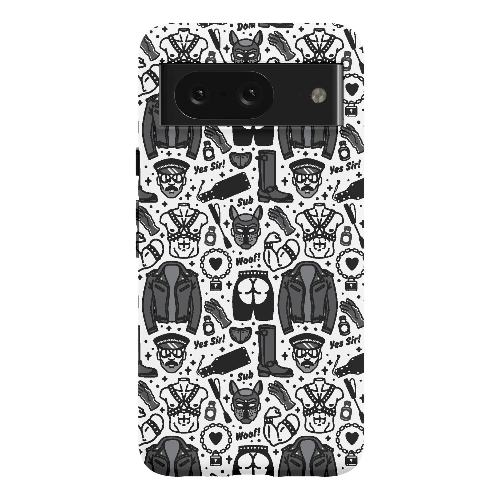 Leather Daddy Pattern Phone Case