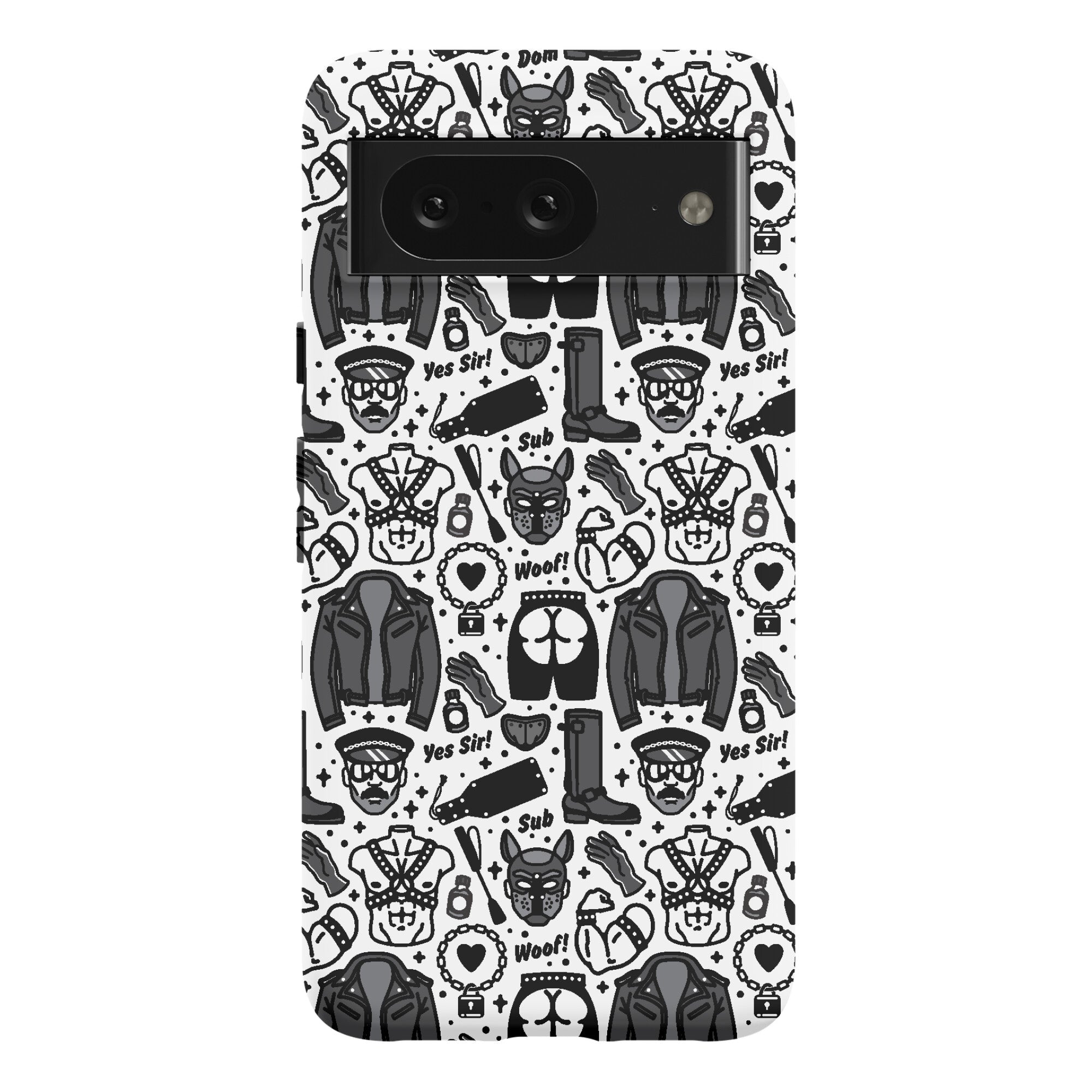 Leather Daddy Pattern Phone Case