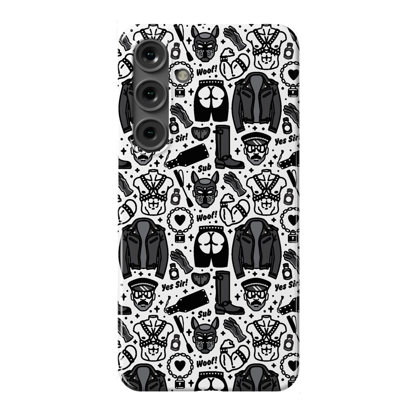 Leather Daddy Pattern Phone Case