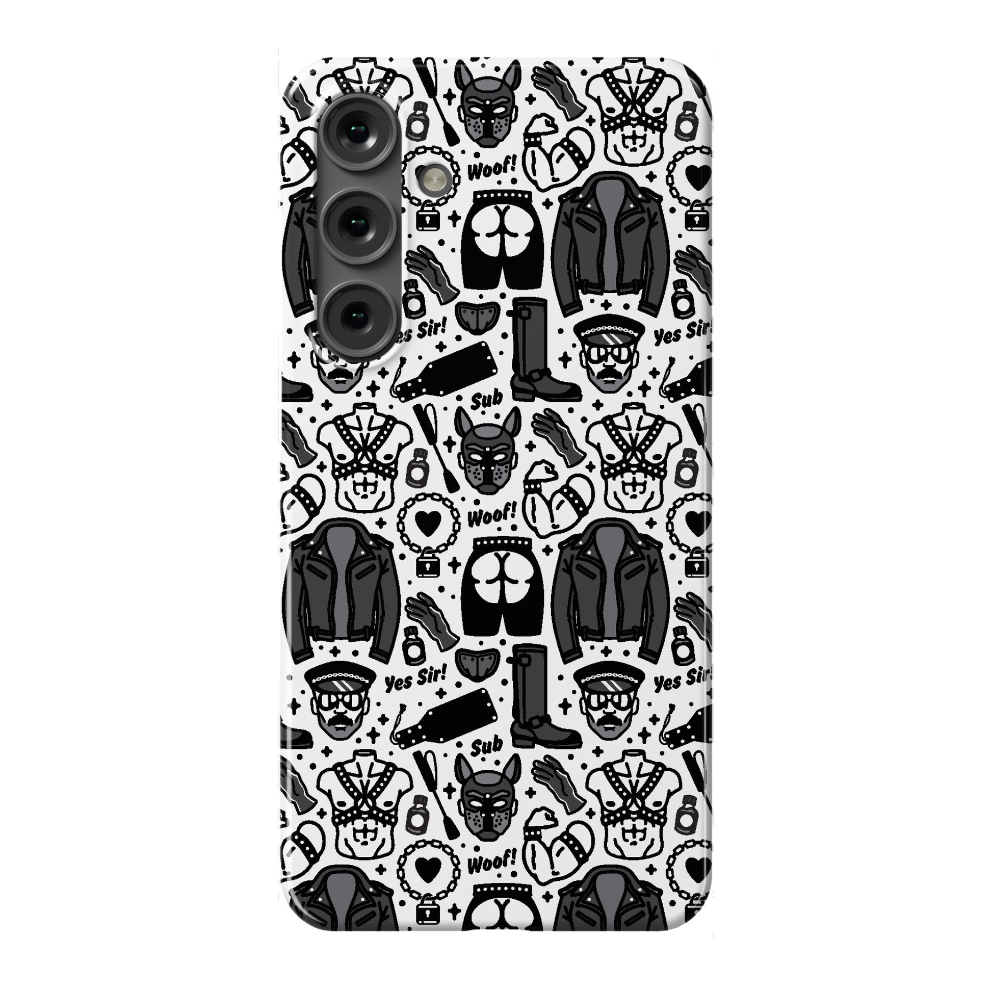 Leather Daddy Pattern Phone Case
