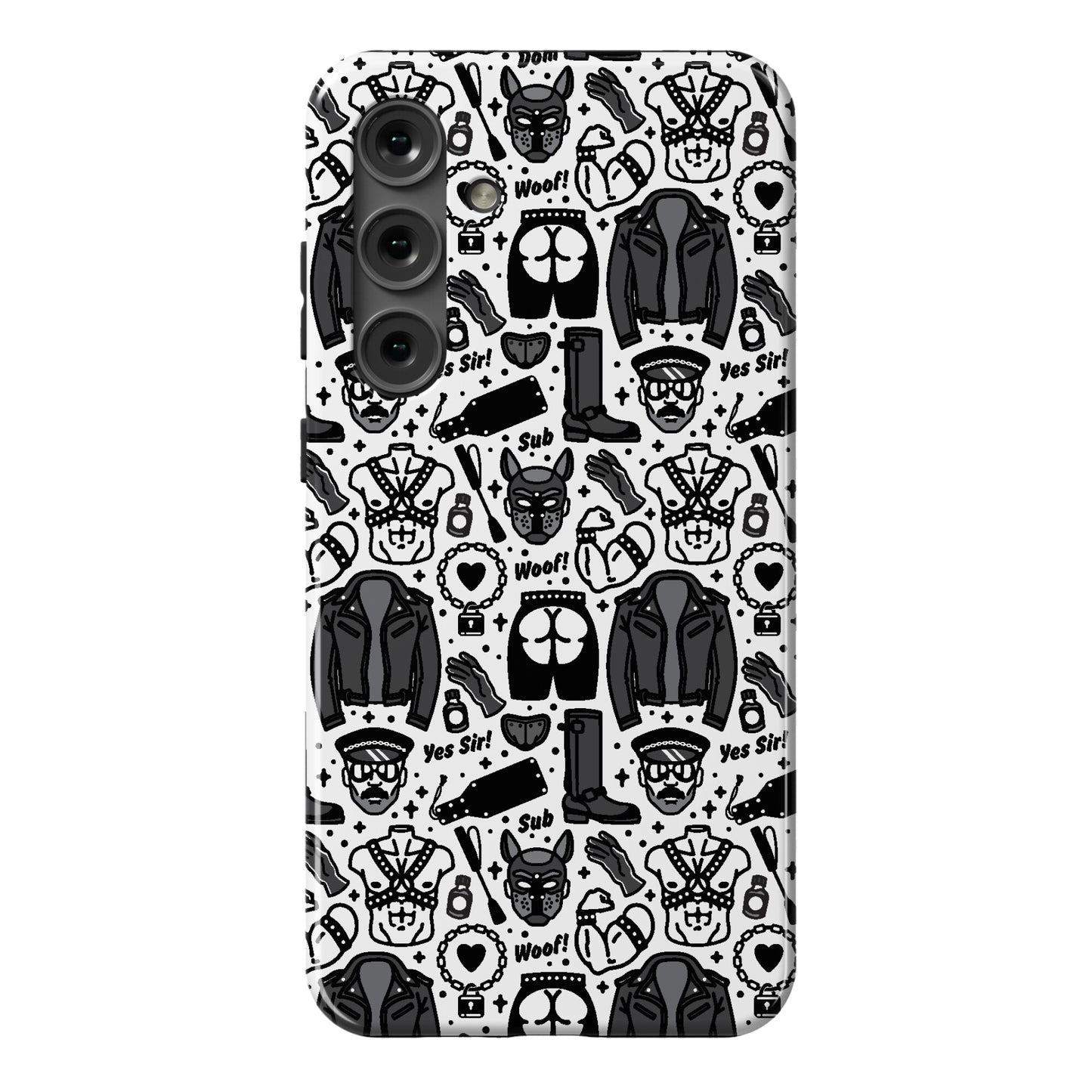 Leather Daddy Pattern Phone Case