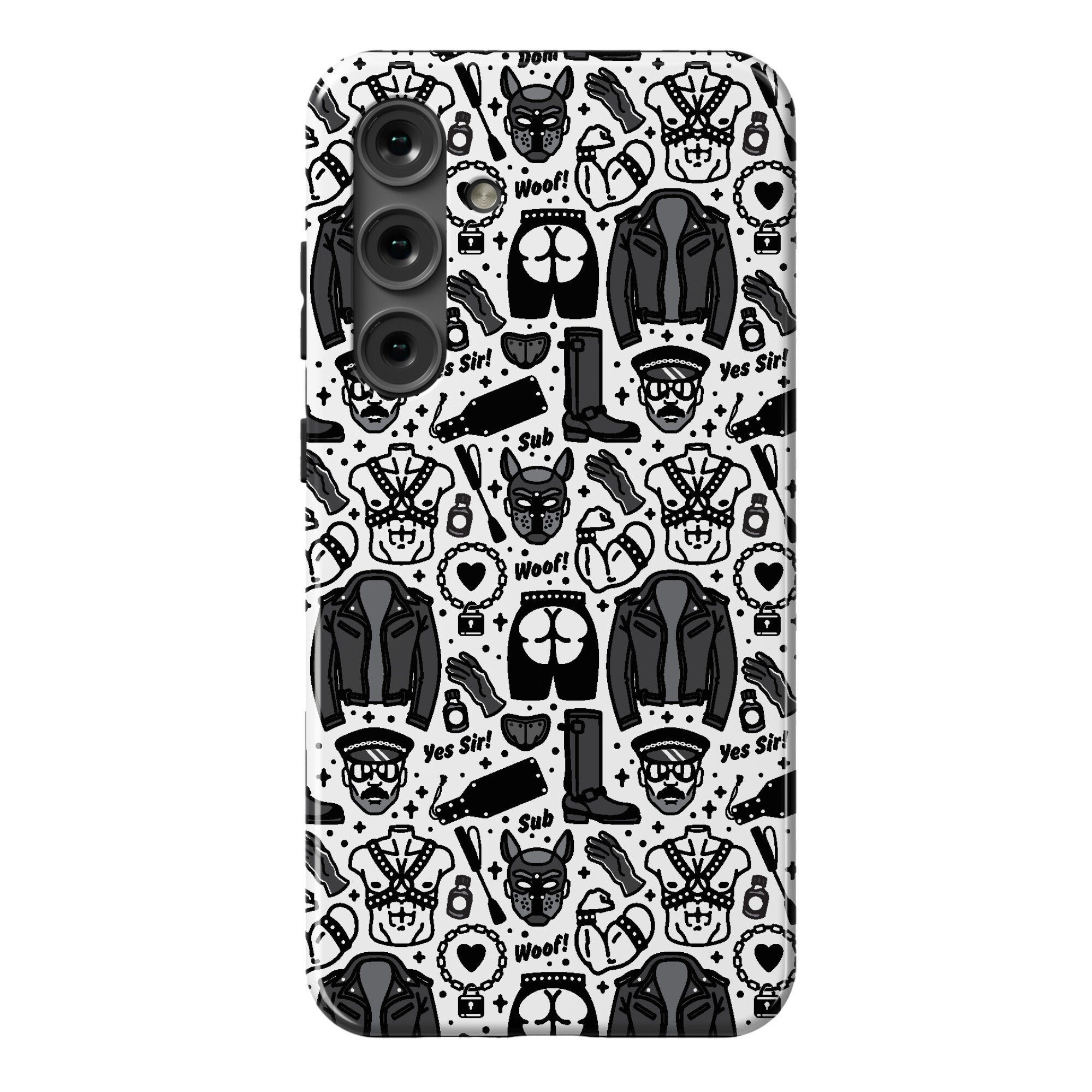 Leather Daddy Pattern Phone Case