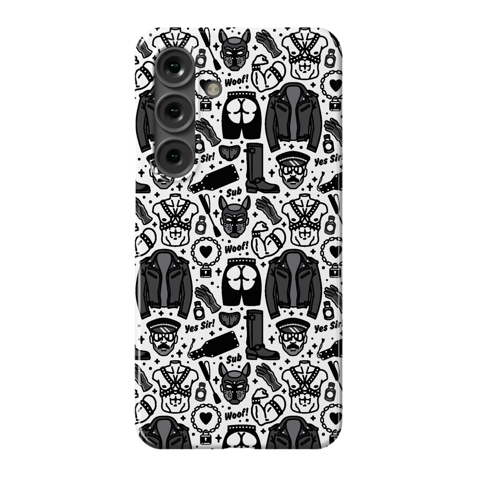 Leather Daddy Pattern Phone Case