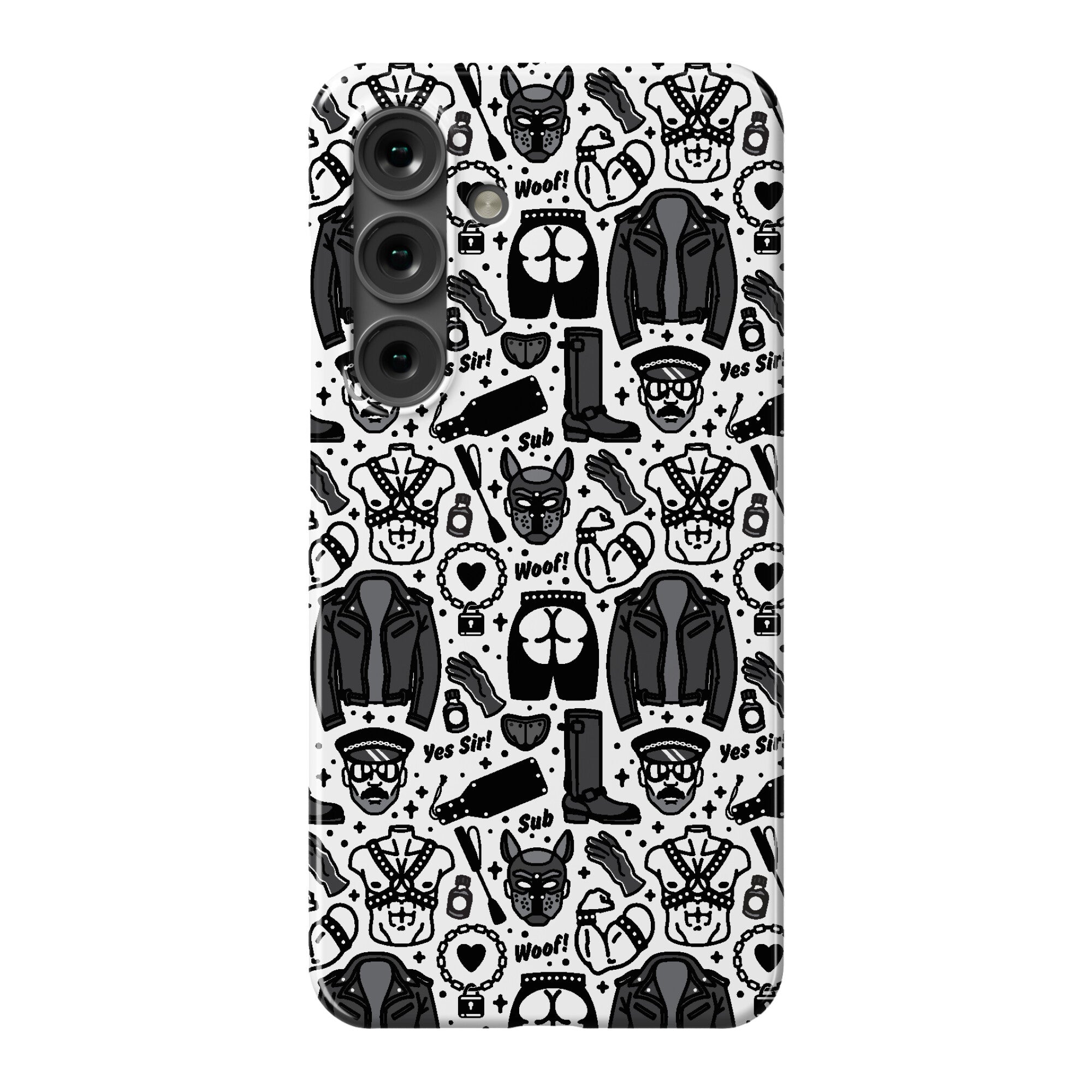 Leather Daddy Pattern Phone Case