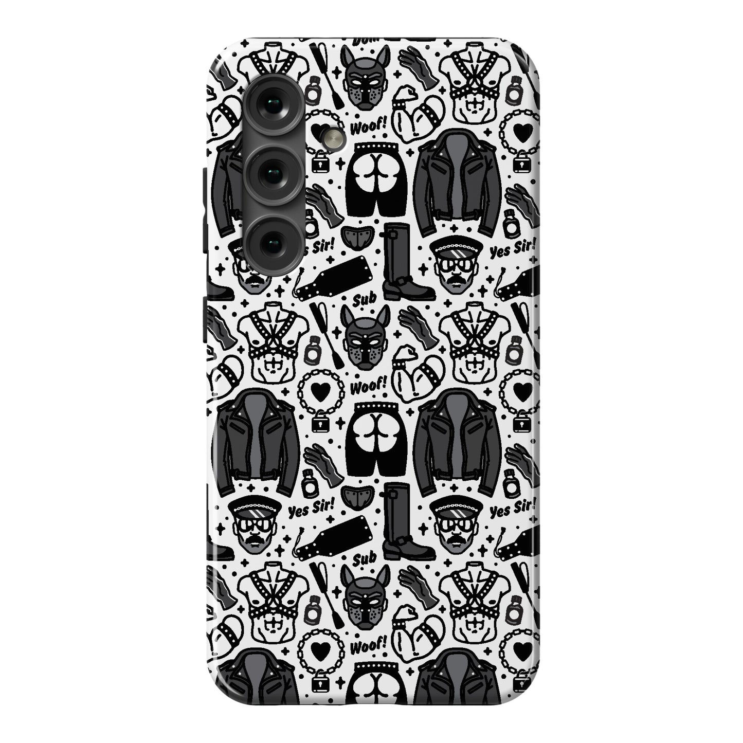 Leather Daddy Pattern Phone Case